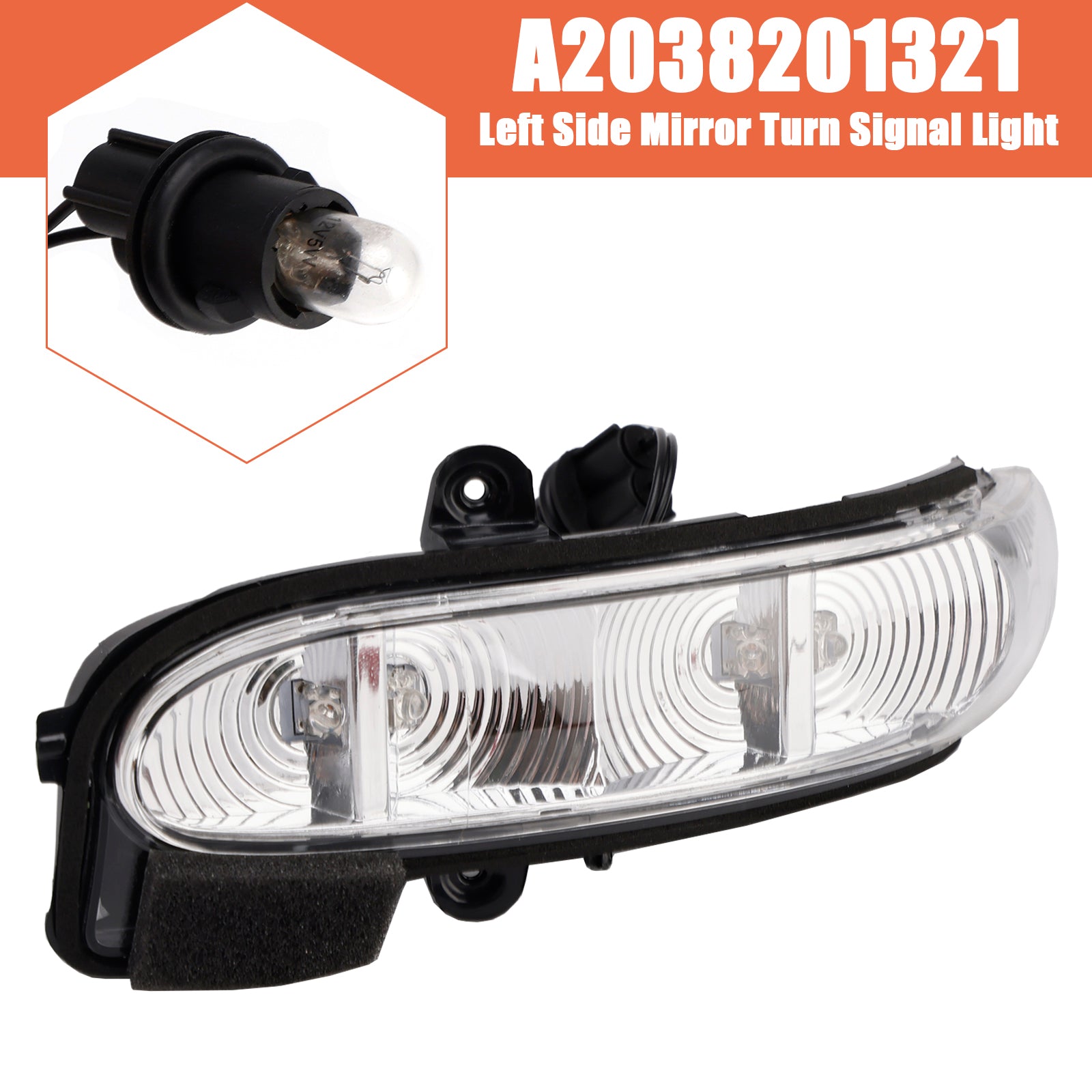 Left Side Mirror Turn Signal Light for Mercedes-Benz W211 S211 W463 A2038201321