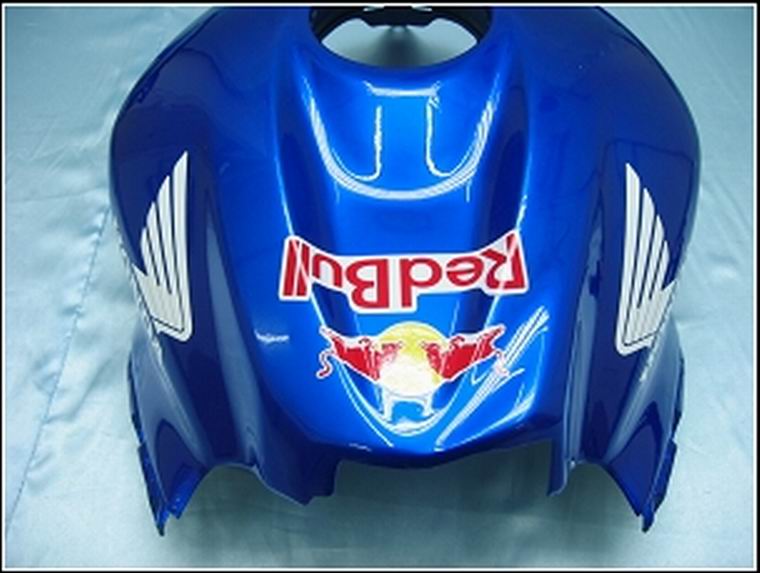 2007-2008 Honda CBR 600 RR Blue Red Bull Racing stroomlijnkappen algemeen