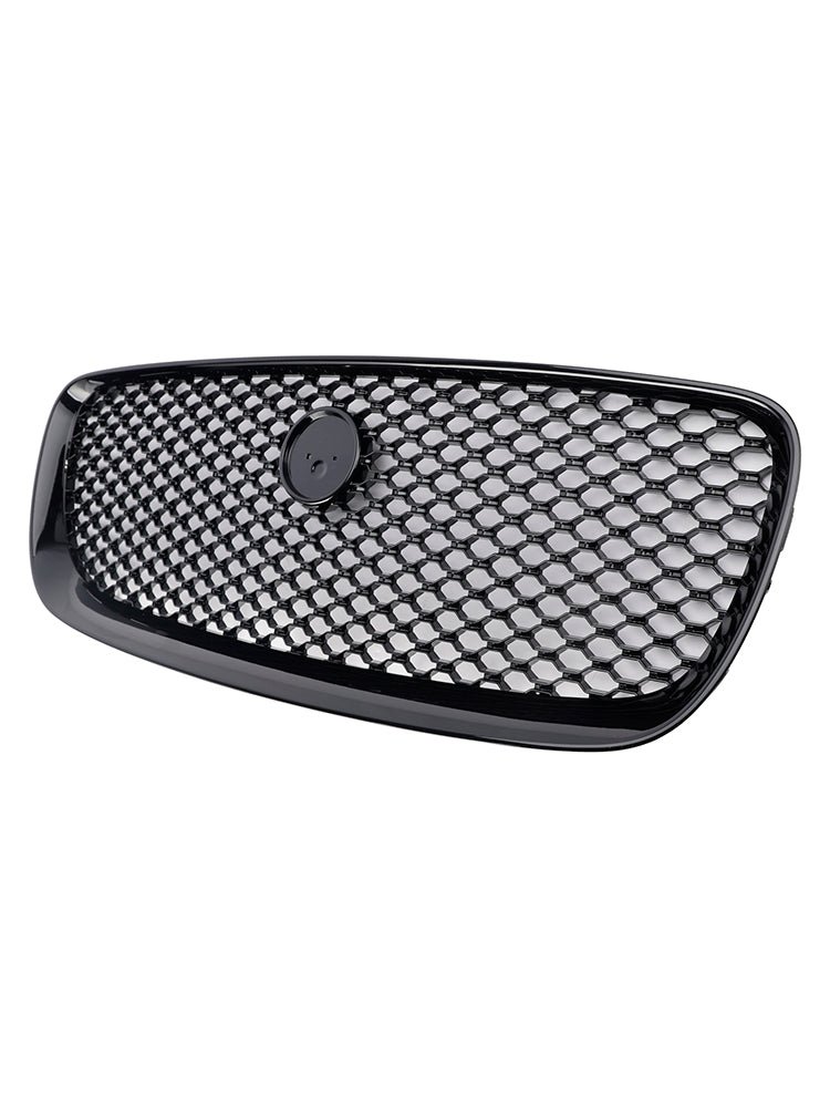 2016-2020 JAGUAR F-PACE X761 Gloss Black Front Bumper Grill Grille