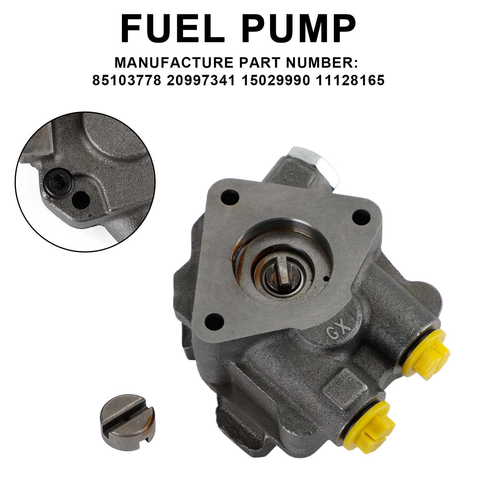 Pompe à carburant 20997341 pour moteur Volvo VN VNL VHD série D11 D13 D16 85103778