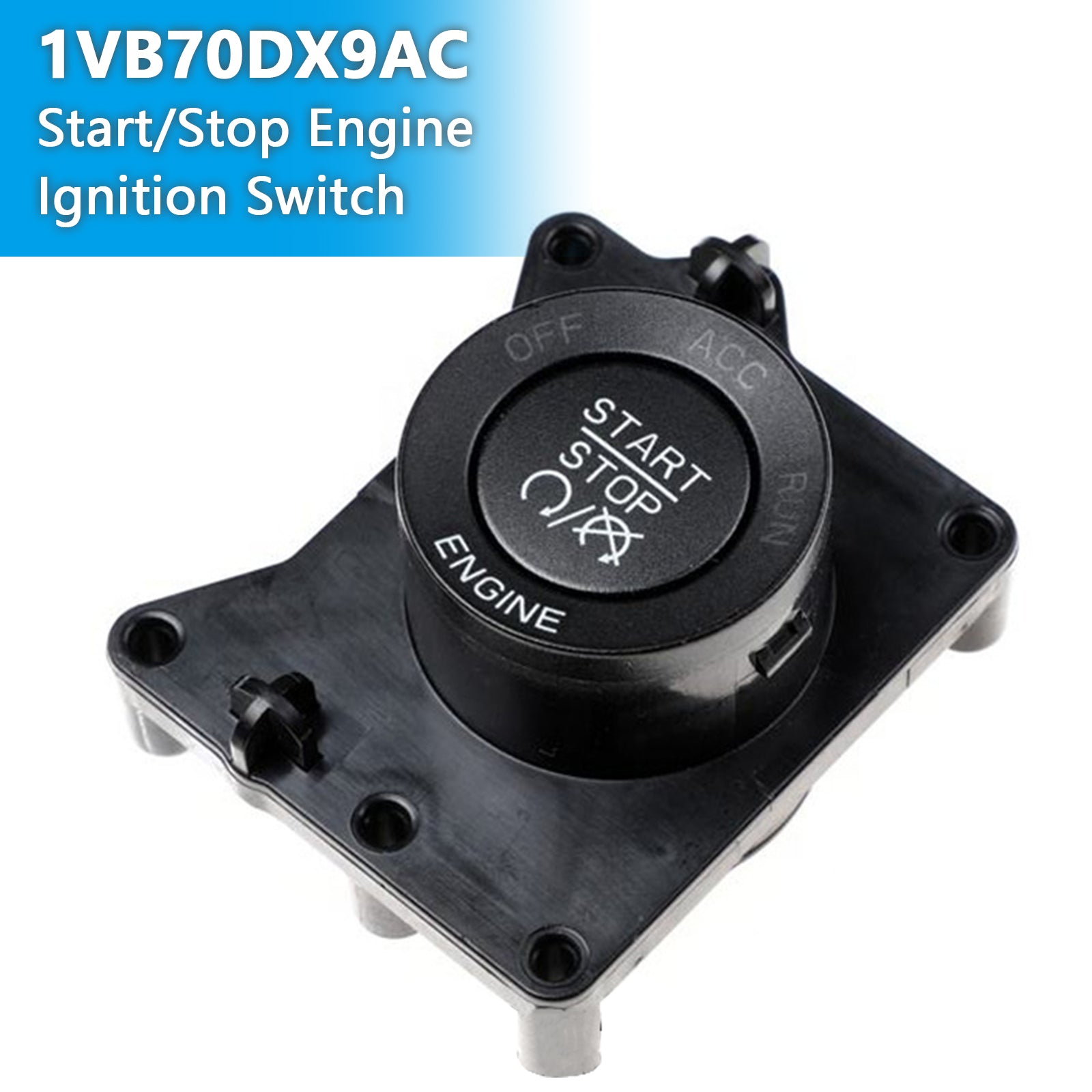 2014-2018 Jeep Cherokee Start/Stop Engine Ignition Switch 1VB70DX9AC