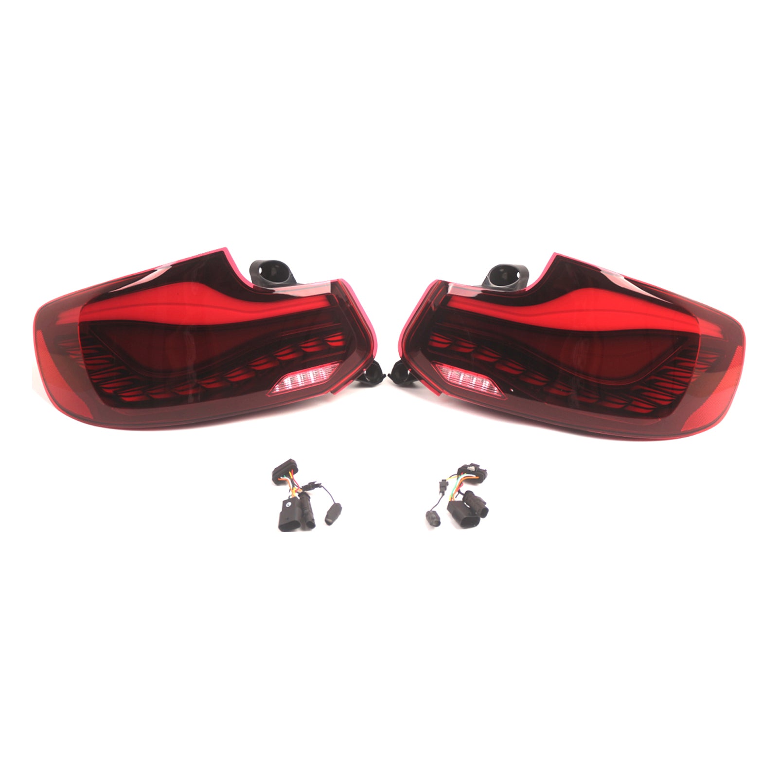 BMW Série 2 F22 F23 F87 228i, 230i L 2014-2019&Conjunto de lanternas traseiras LED vermelhas R 63219491591