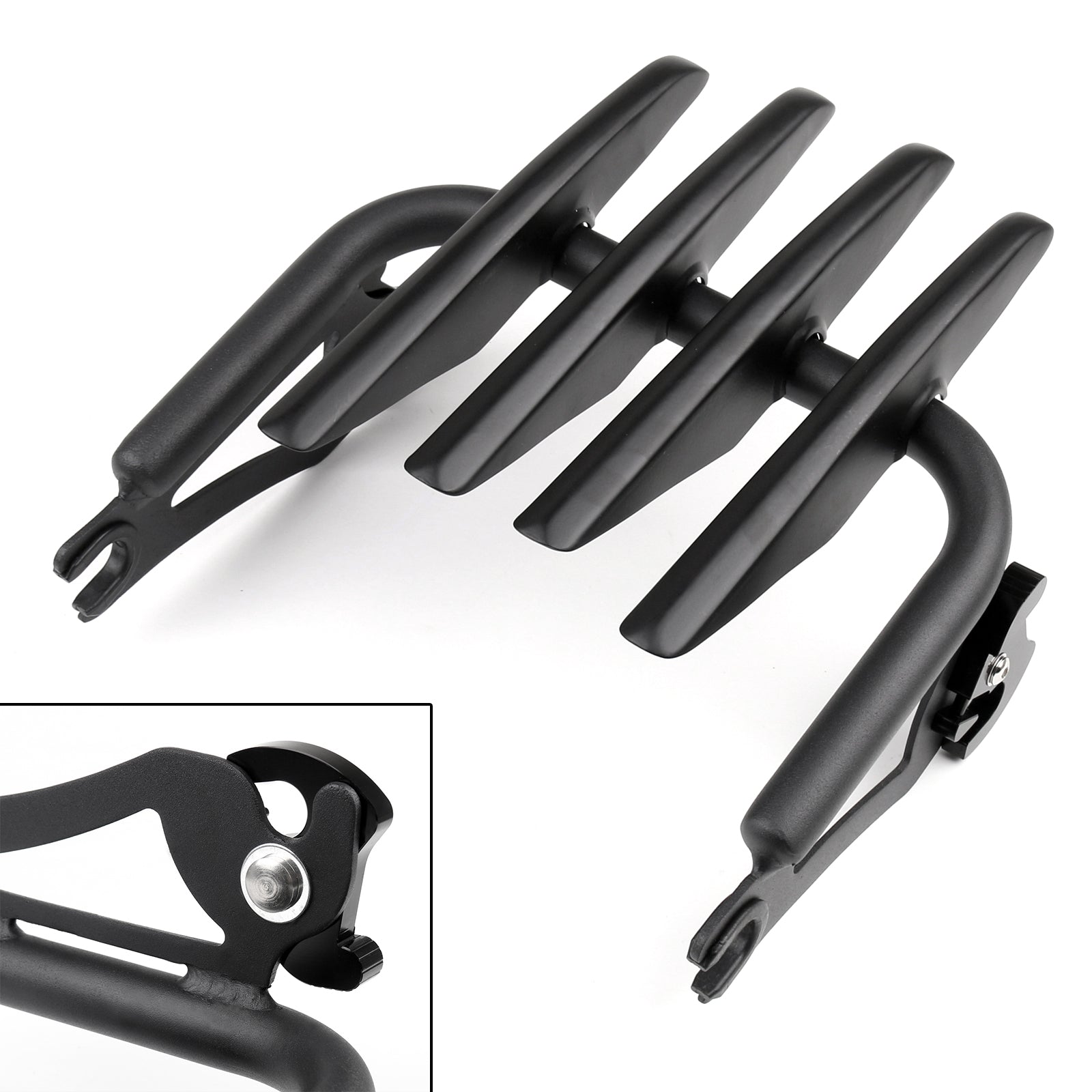 Detachable Stealth Luggage Rack For Touring FLHX FLHR FLHT FLTR 09+ BLK