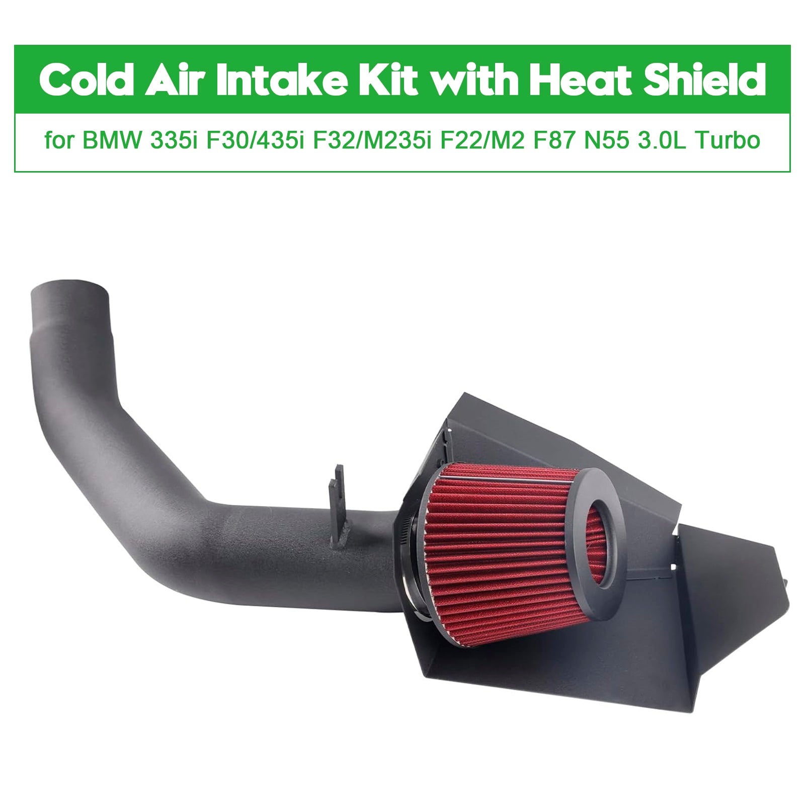 Cold Air Intake Kit for BMW 335i F30/435i F32/M235i F22/M2 F87 N55 3.0L Turbo