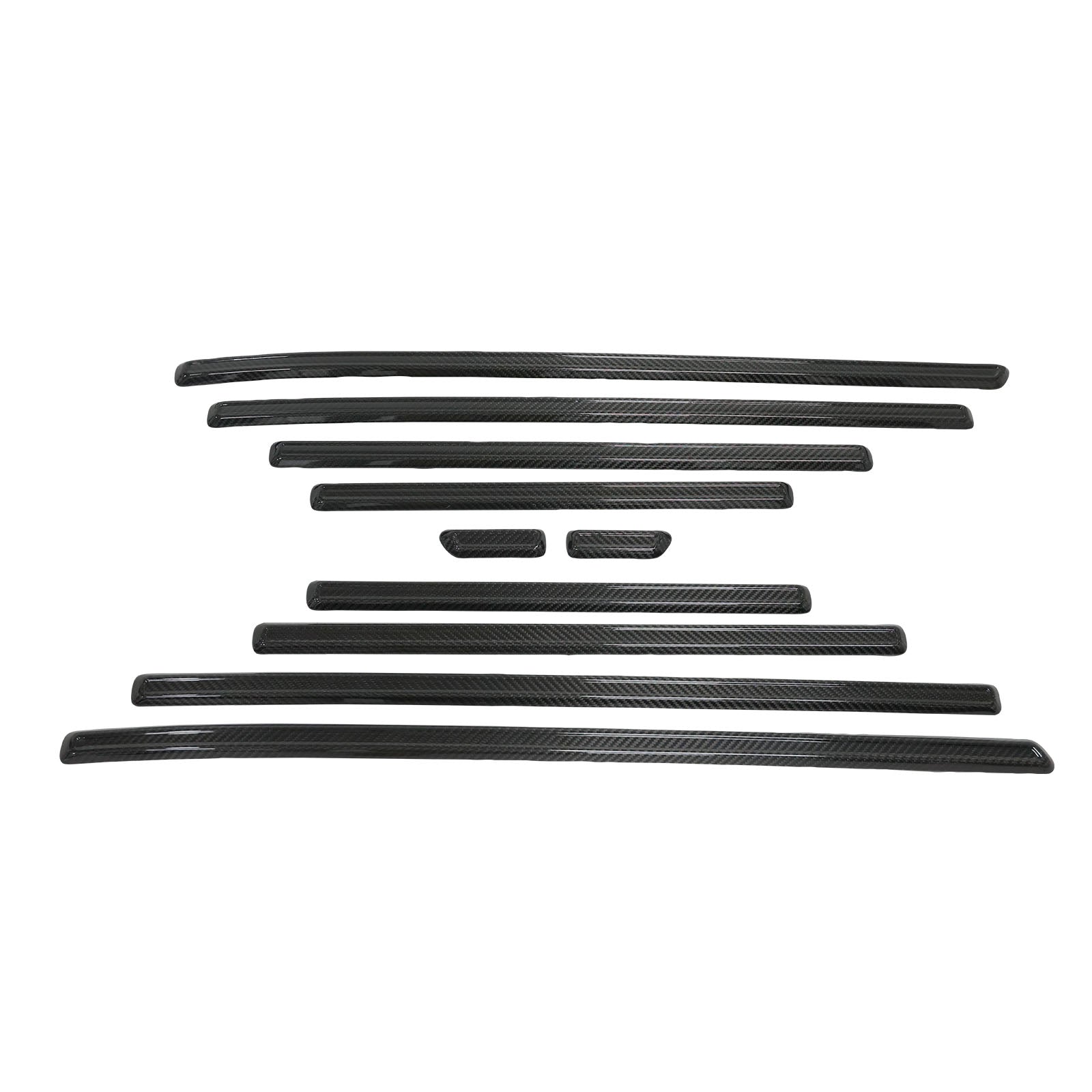 Dry Carbon Door Body Side Molding Trim Fit Benz G Class W464 W465 2019-2026