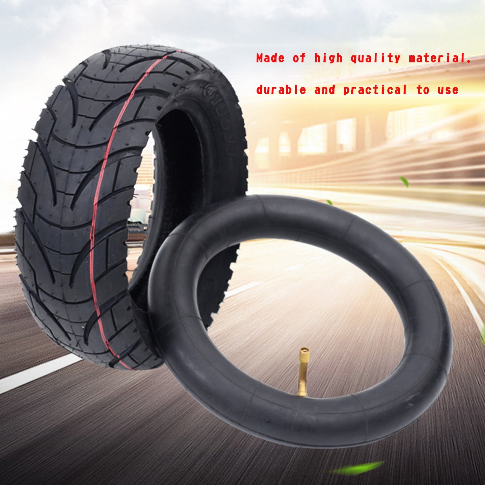 10"electric scooter 10x3.0 80/65-6 tire + inner tube For Zero Dualtron KuGoo M4