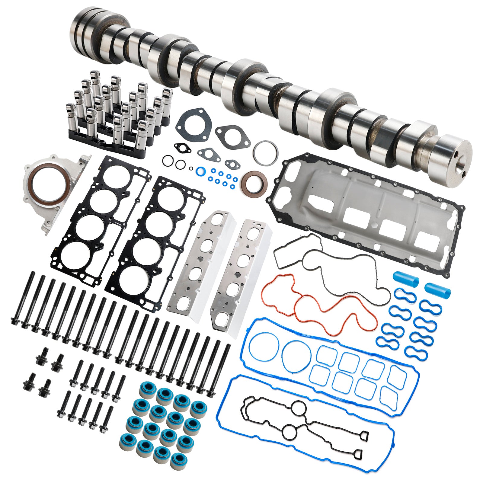 MDS Lifters & Gaskets & Camshaft Kit Fit for Ram 1500 5.7L 09-19 Hemi V8 Replacement