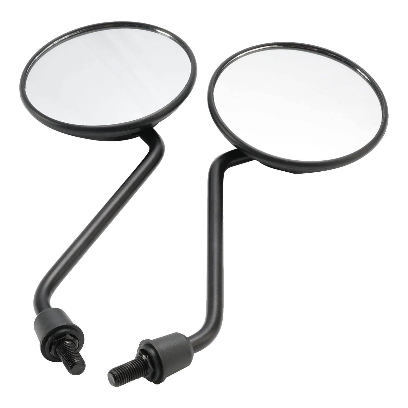 Black M10 Mirrors Set For Honda NX 650 Dominator / XL 600 R / Transalp / MTX 50