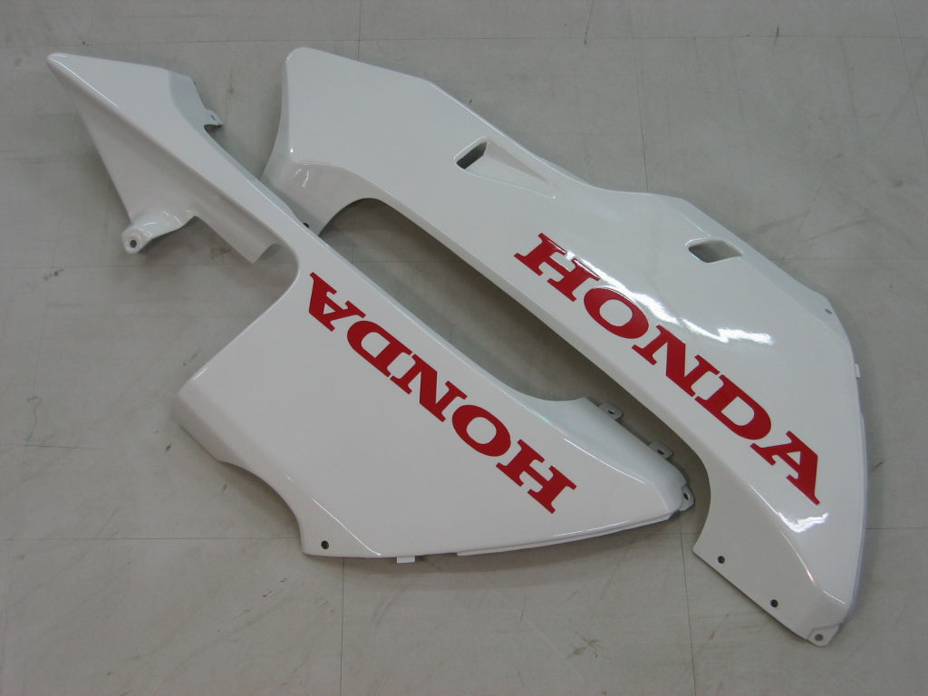 2005-2006 Honda CBR 600 RR White & Red CBR Racing Fairings Generic