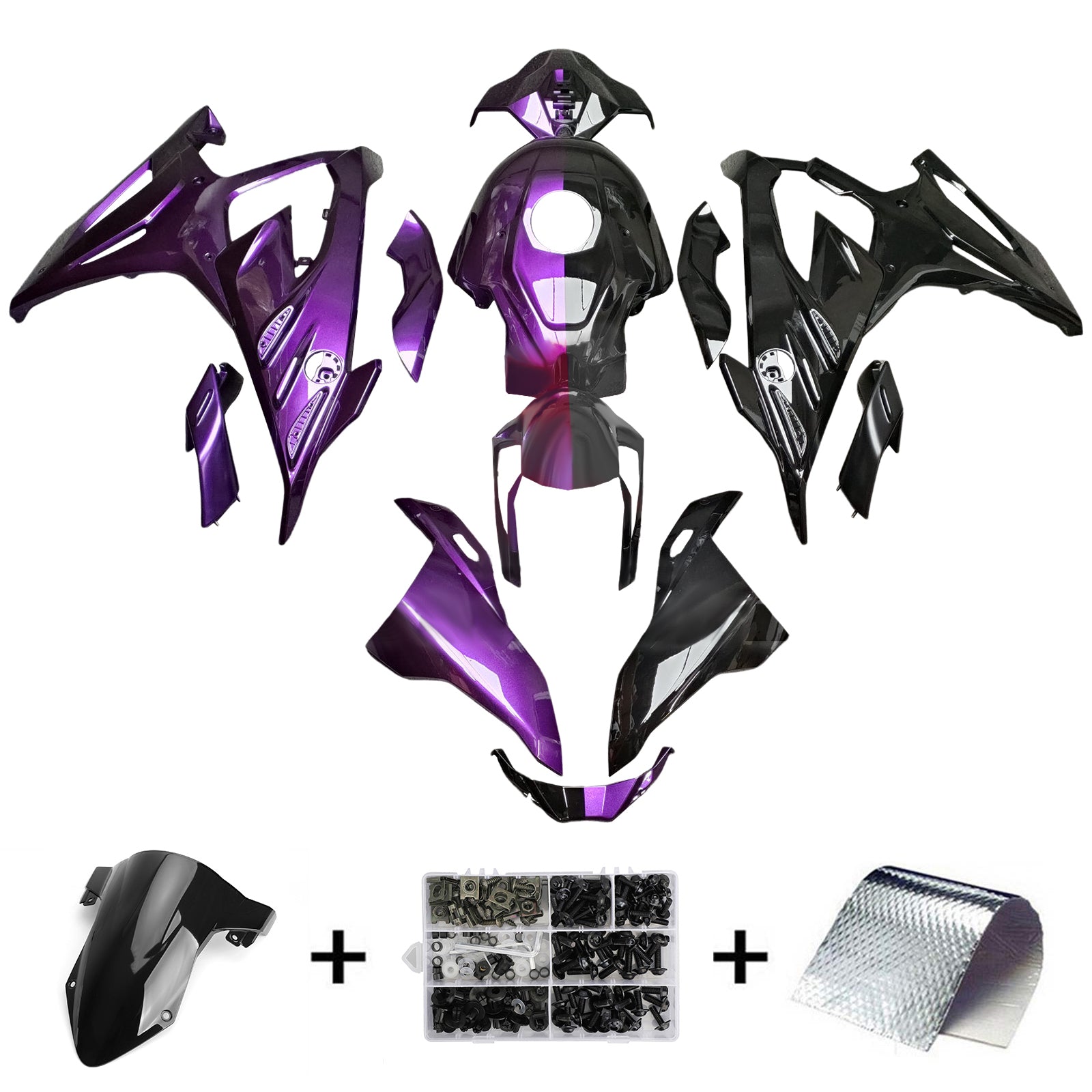 2023-2024 BMW S1000RR INSIMECTION CAURING Kit Bodywork Plastic Abs