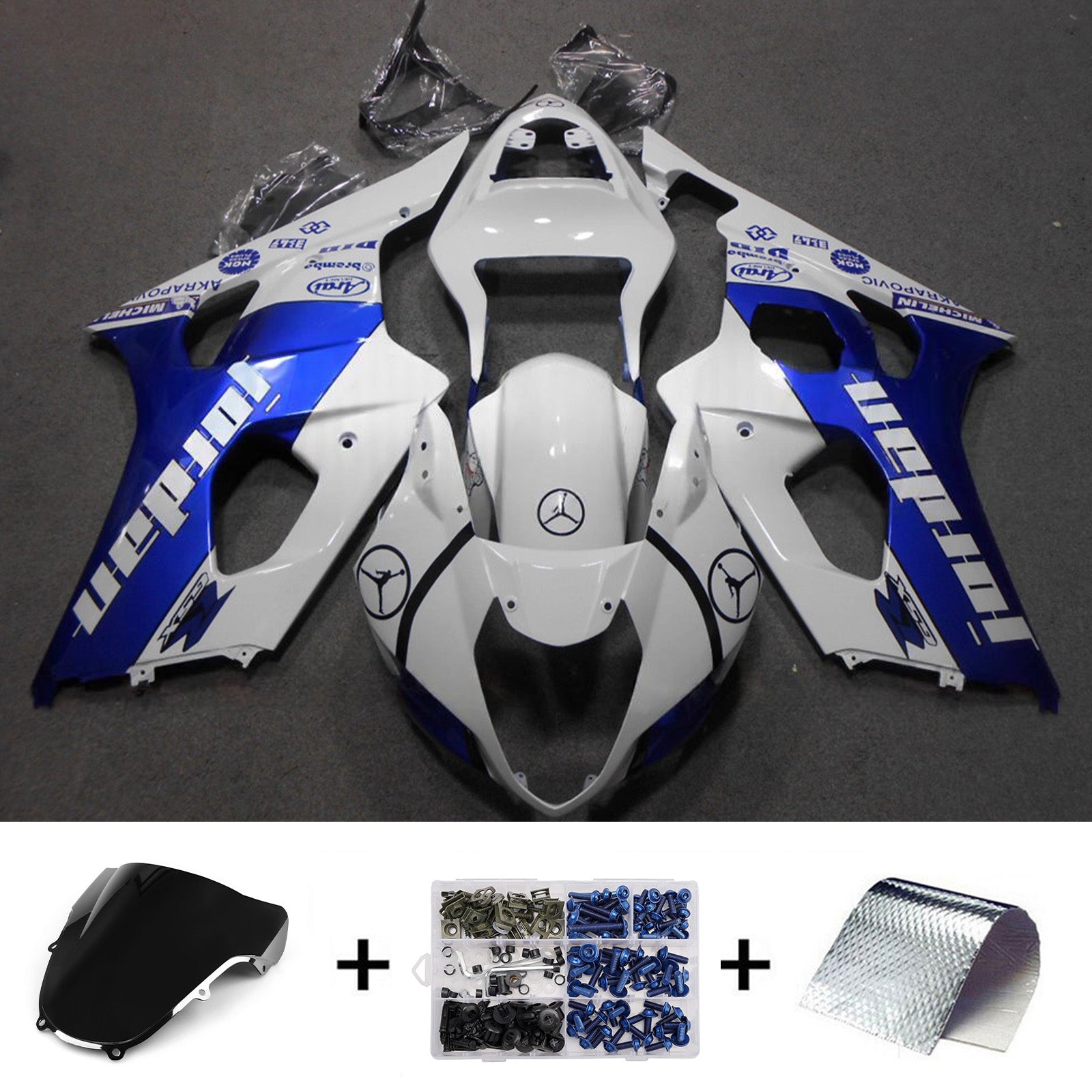 Injection Fairing Kit Bodywork Plastic ABS For Suzuki GSXR1000 2000-2002 K1 K2