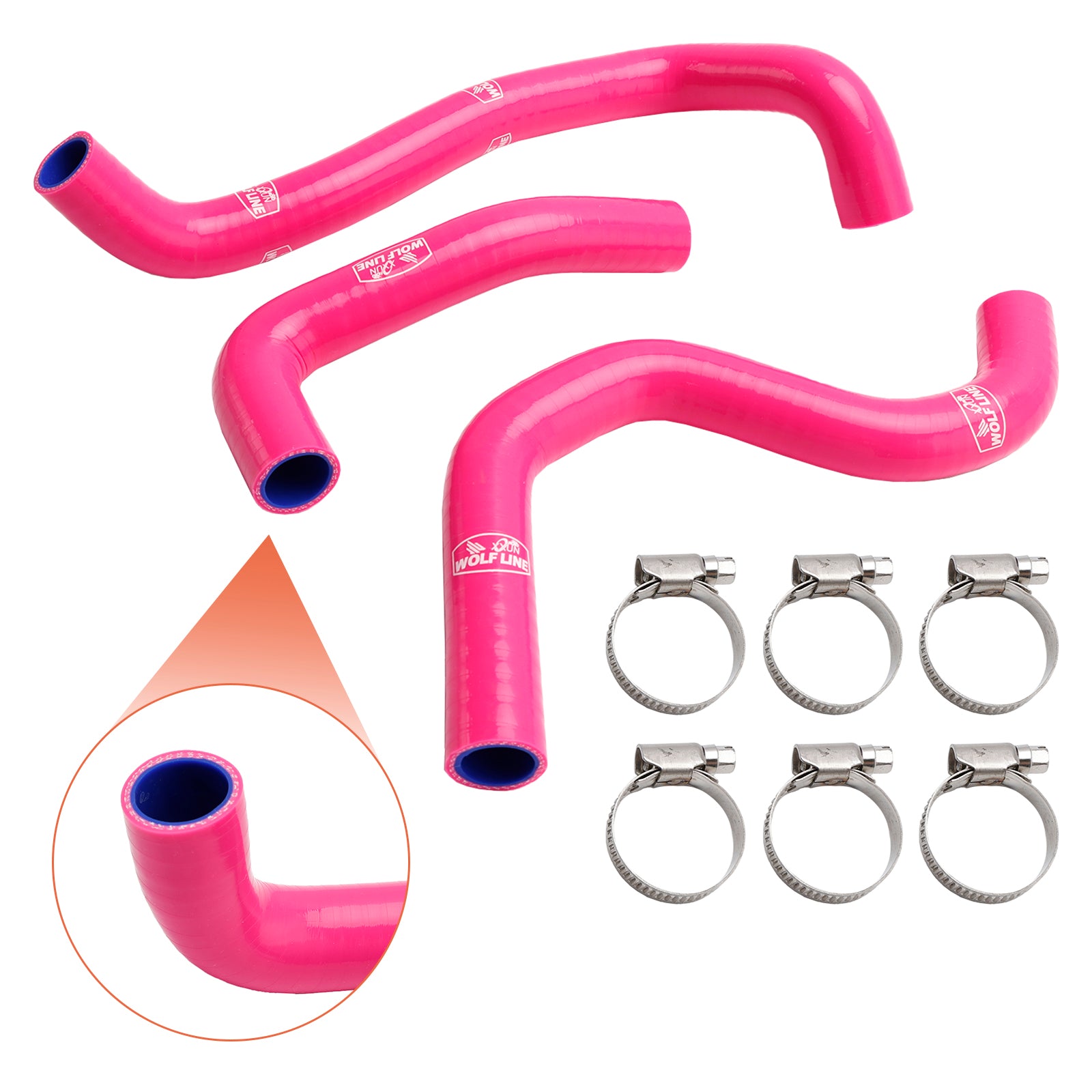 2020-2022 Street Triple 765 R RS Silicone Radiator coolant Hose kit