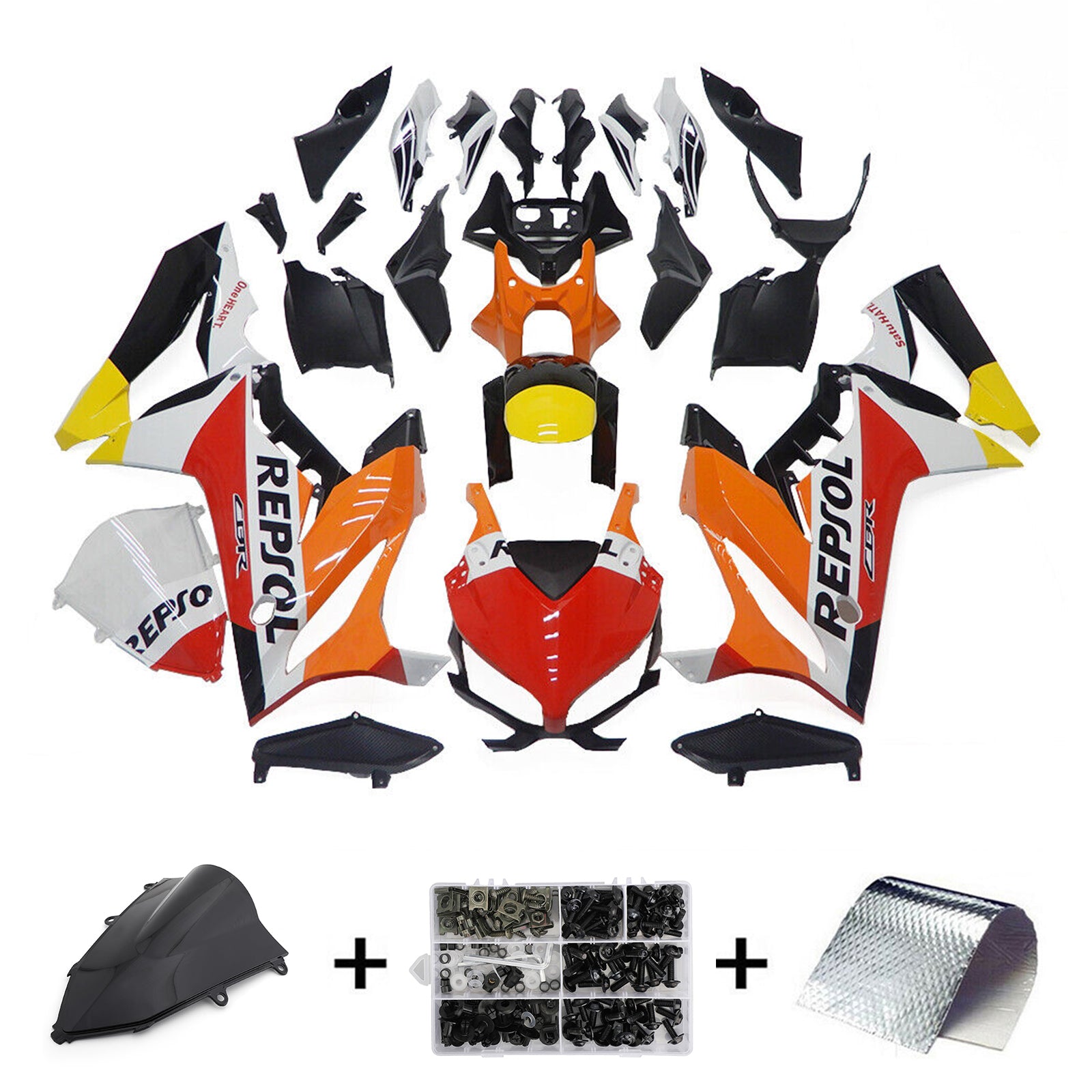 2021-2023 Honda CBR650R Injection Fairing Kit Bodywork Plastic ABS