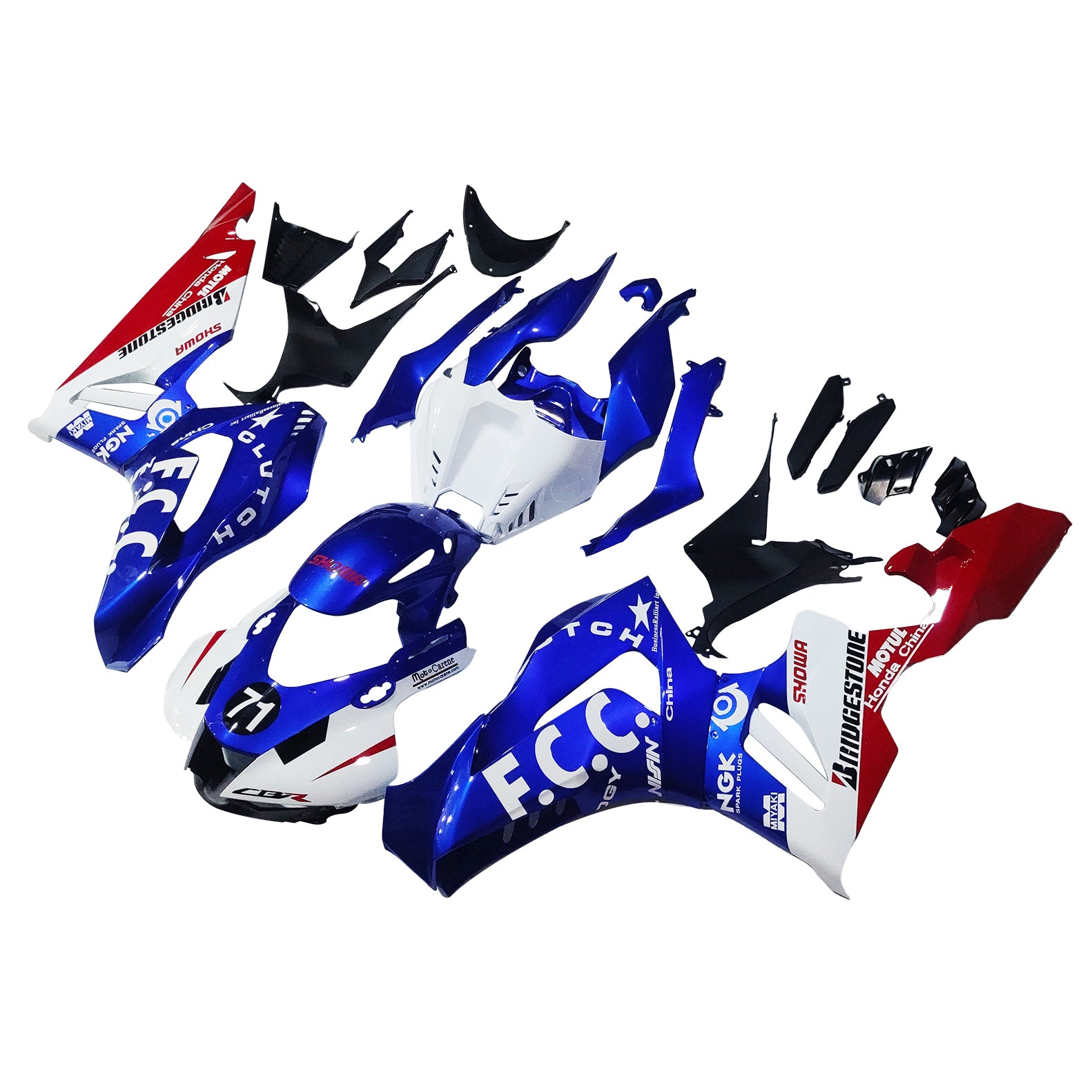 Kit de carénage d'injection Bodywork Abs en plastique pour Honda CBR1000RR-R 2020-2023