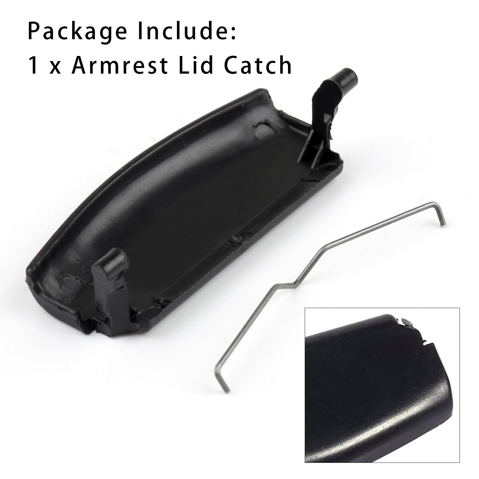 2001-2008 Audi A4 B6 B7 Black Console Center Armrest Lid Latch 8E0864245E