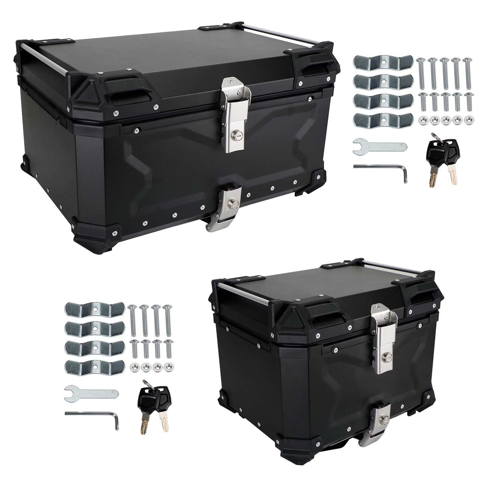 Pack Trunk Tail Box Top Luggage Box Universal For Bmw R1200GS R1250GS F750GS 65L
