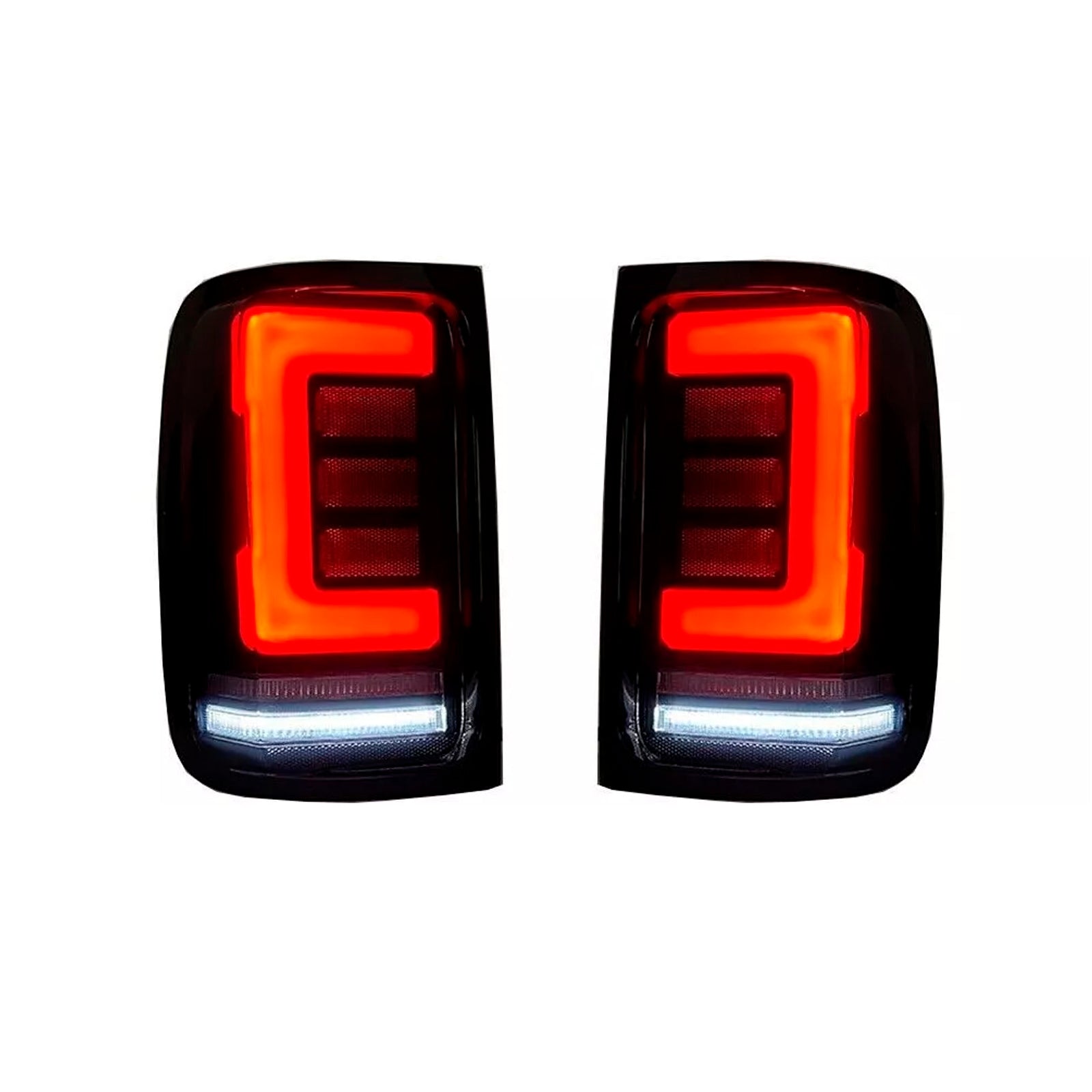 VW Amarok V6 2008-2019 Zadný pravý & Pár ľavých zadných LED svetiel dymových