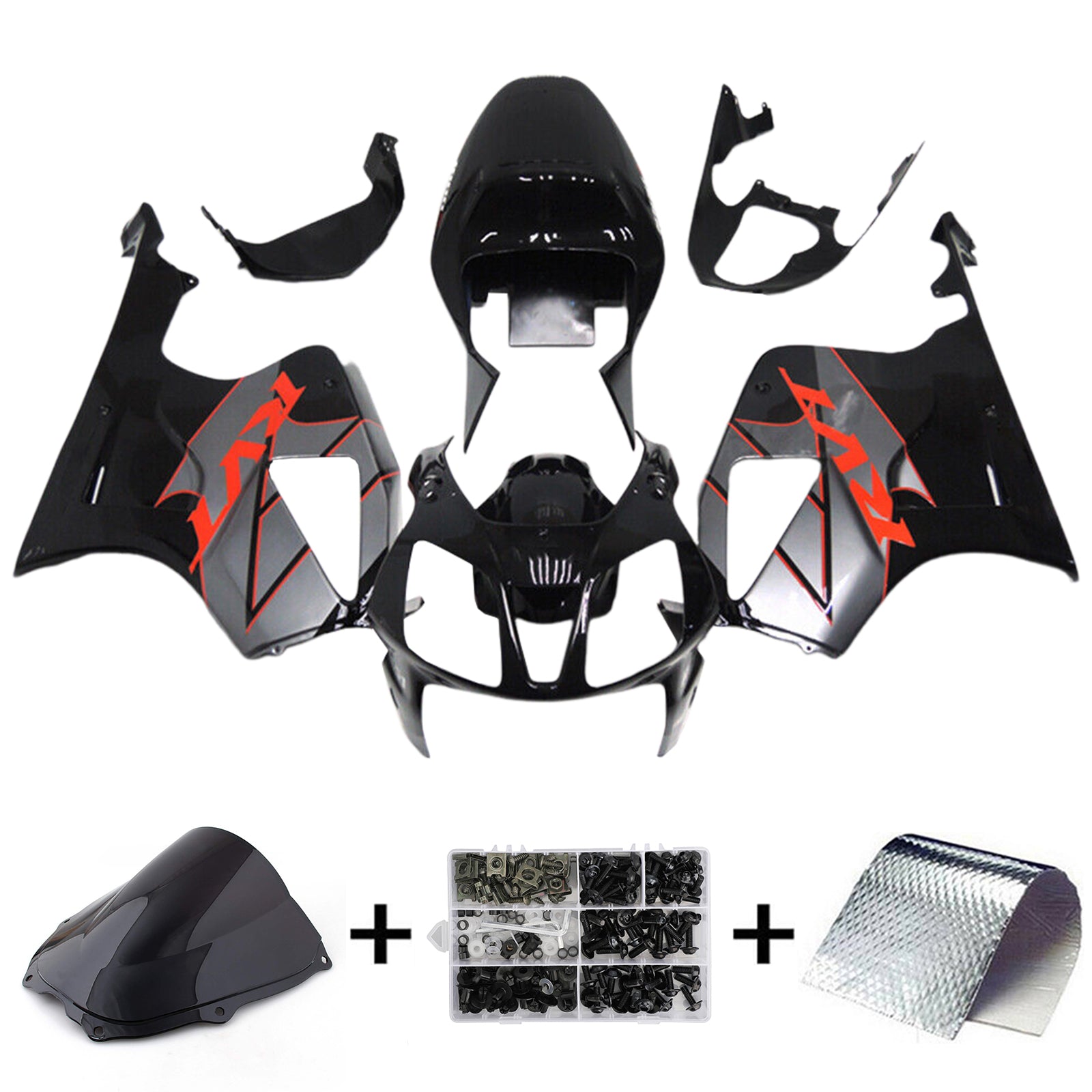 2000-2006 Honda VTR1000 RC51 Injection Fairing Kit Bodywork Plastic ABS