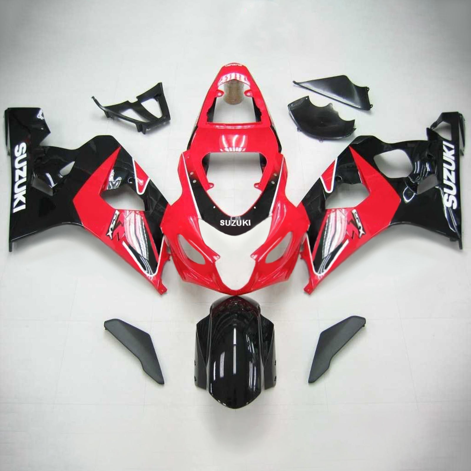 2004-2005 Suzuki GSXR 600/750 K4 Kit de carénage Amotopart Injection Bodywork Plastic Abs # 108