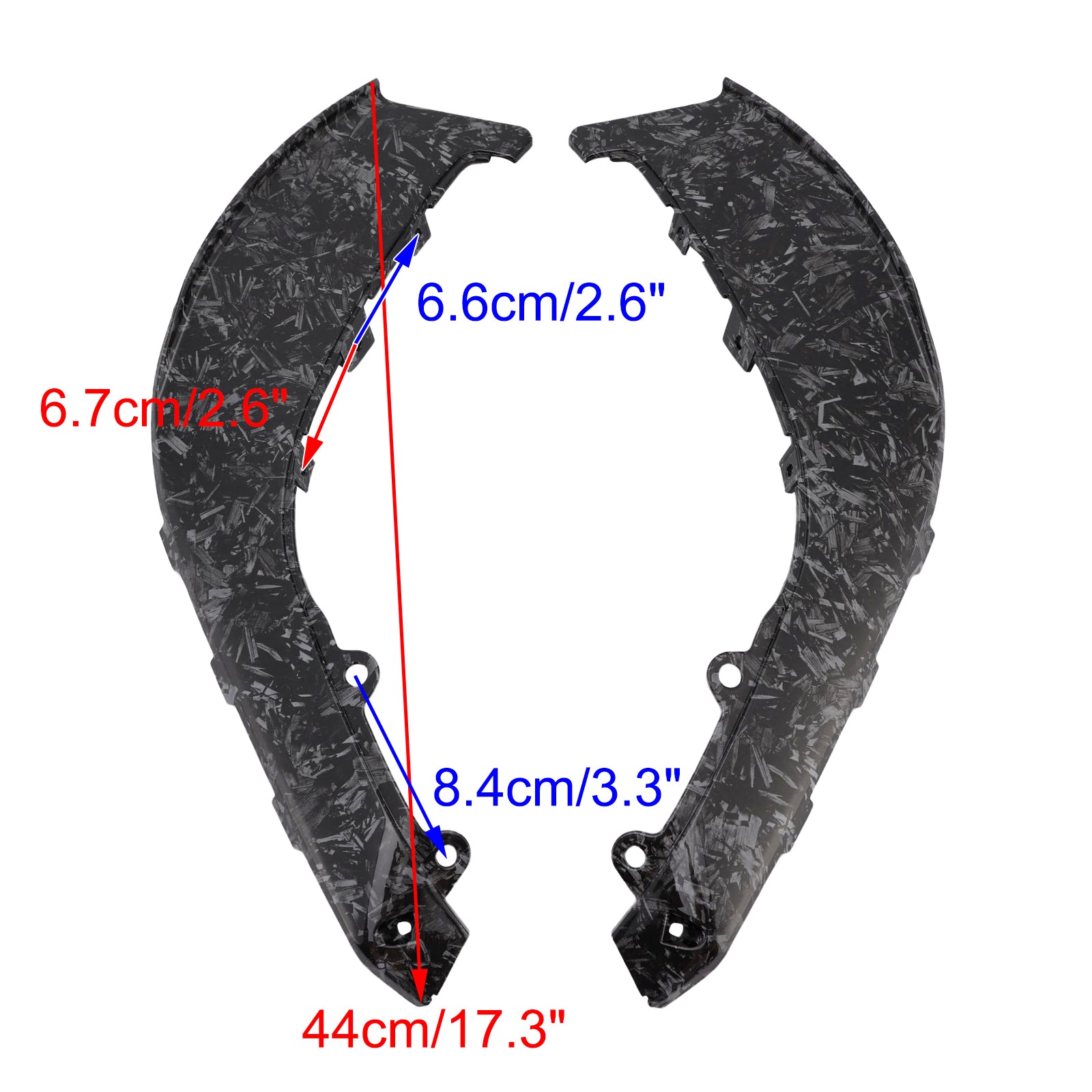 2021-2024 Aprilia RSV4 Horná kapotážna výpary Bočné panely Cowling Rám