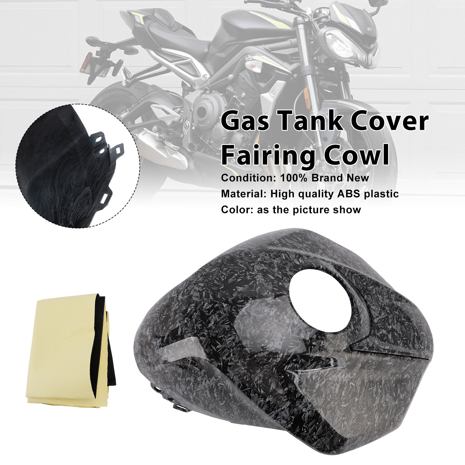 2023-2025 Street Triple 765 R/RS  Gas Tank Cover Trim Fairing Cowl