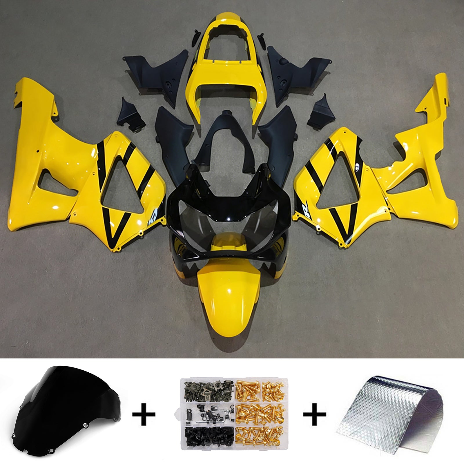 Injection Fairing Kit Bodywork Plastic ABS For Honda CBR929RR 2000-2001