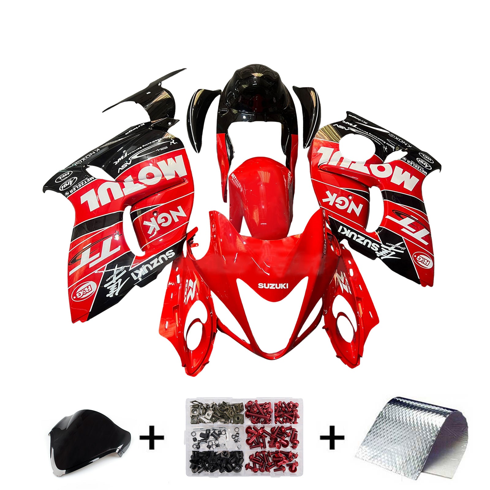Kit de carenagem injeção Absos de plástico para Suzuki Hayabusa GSX1300R 2008-2020
