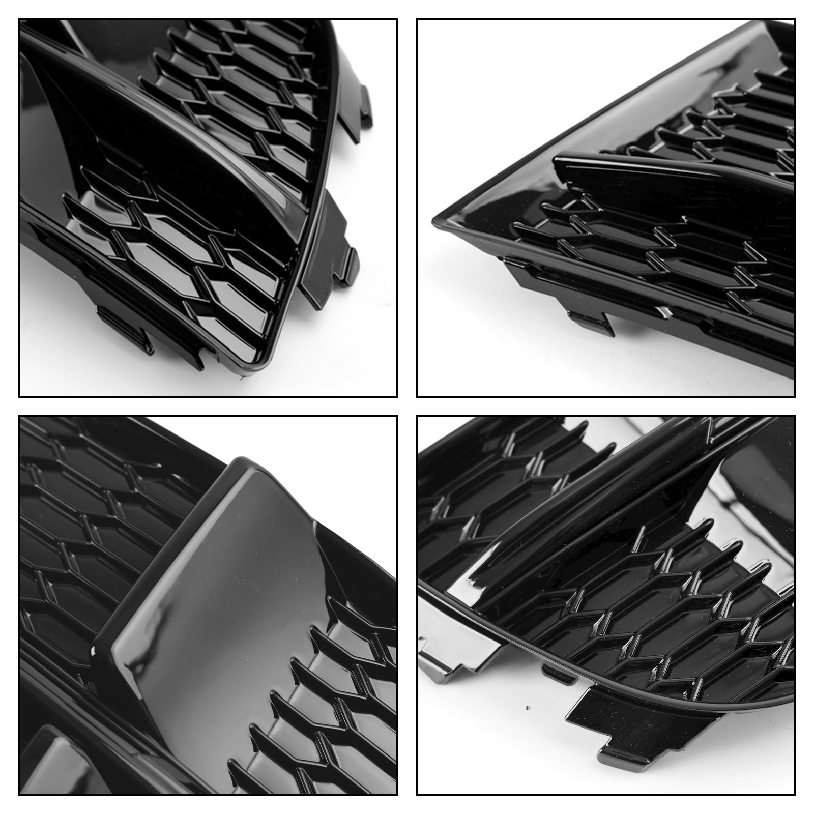 2017 2018 2019 Audi A3 8V S-Line Sedan/Sportback/Convertible S3 S3 Fog Light Cover Grill Grill Grill