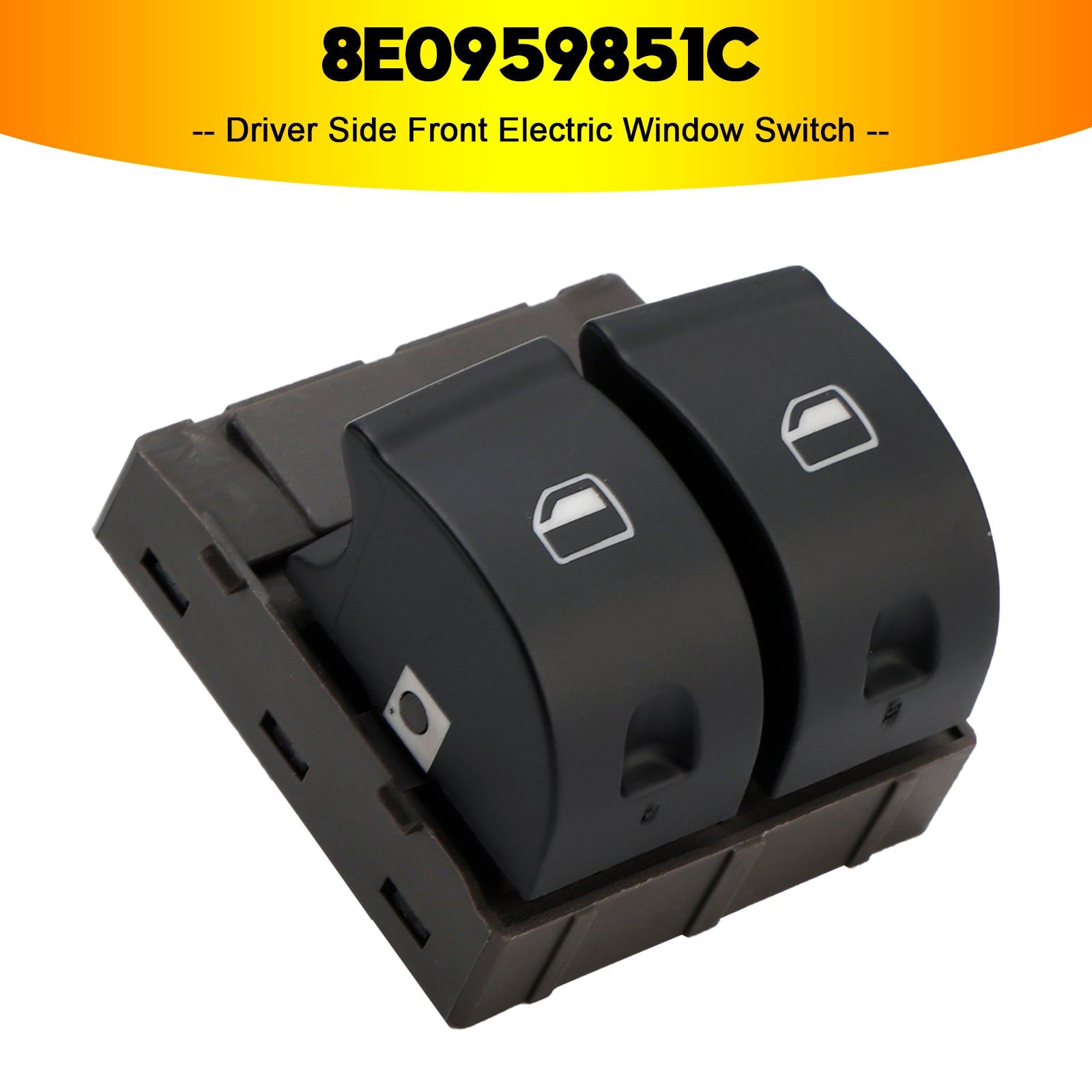 2007-2014 Audi TT/TTS Coupe/Roadster Driver Side Front Electric Window prepínač 8E0959851C