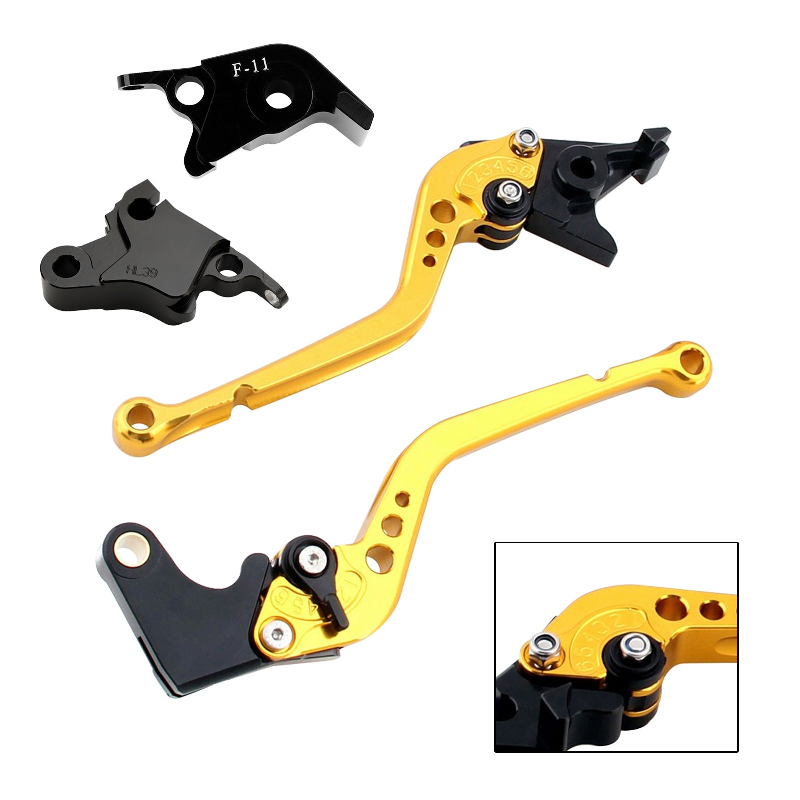 Palanca de freno de embrague larga apta para CFMOTO 700CL-X Sport 2021-2022