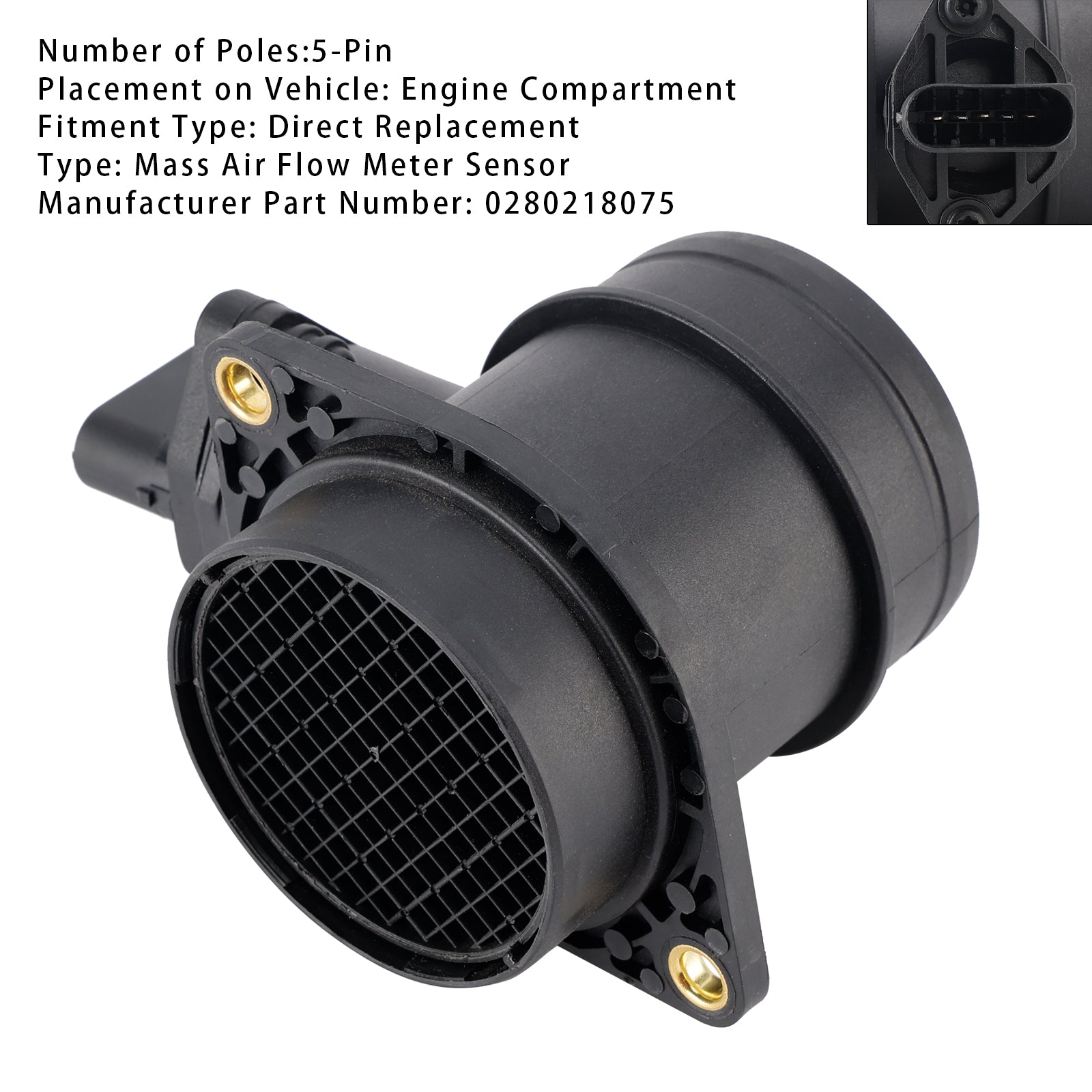 Luchtmassameter Meter Sensor Voor BMW E46 316i E81 E87 116i E90 E92 316i 0280218075