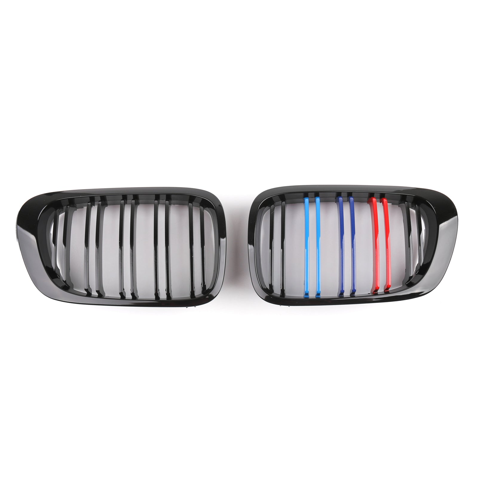 Grille de calandre du capot rénal avant pour BMW E46 3 séries 2dr coupé m-colore double latte