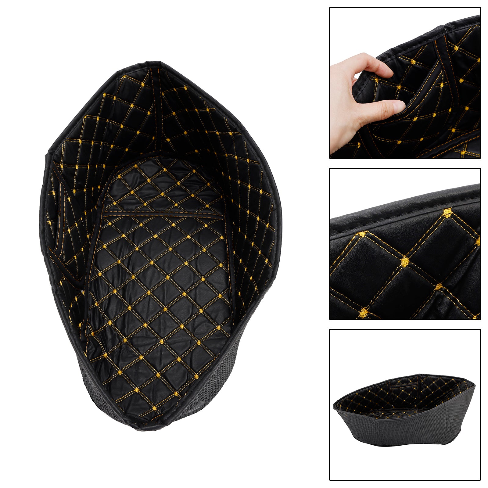 Vespa GTS 300 GTS300 Sete bøtte foringstoppstamme indre beskytter brun