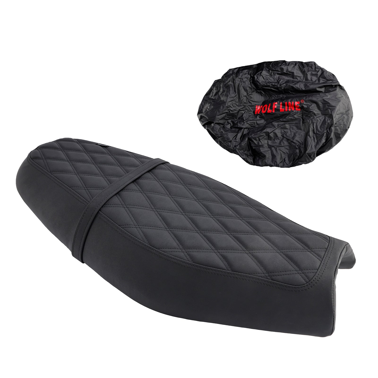 Remplace le siège passager avant et arrière noir pour Street Twin Speed ​​Twin 900 BrownS