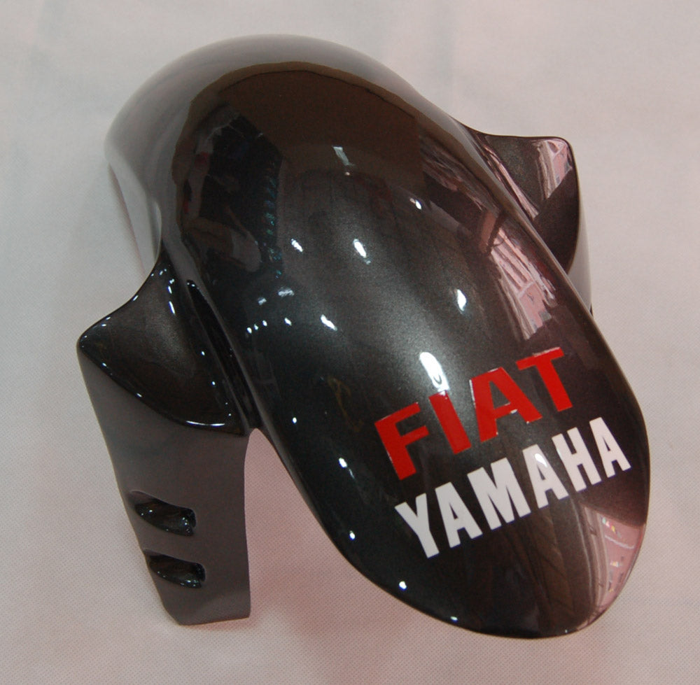 2007-2008 Yamaha YZF-R1 Black White FIAT Racing Fairings Generic