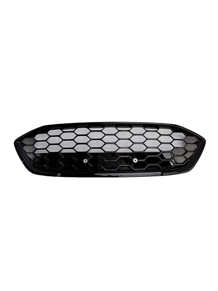 2018-2021 Ford Focus MK4 ST Style Gloss Black Mesh Front Bumper Grill