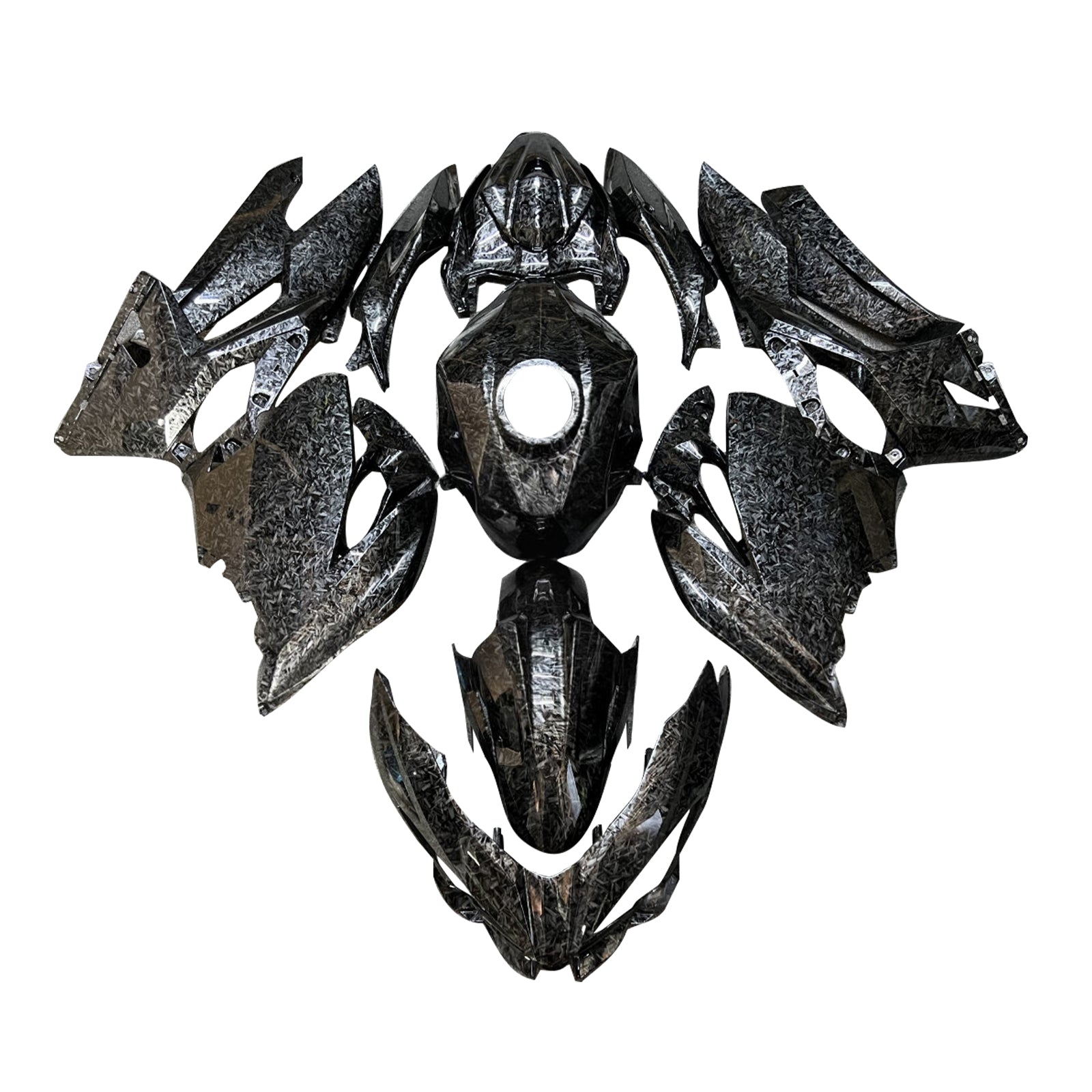 Injectiekuipset carrosserie kunststof ABS geschikt voor Kawasaki EX400 Ninja400 2018-2024