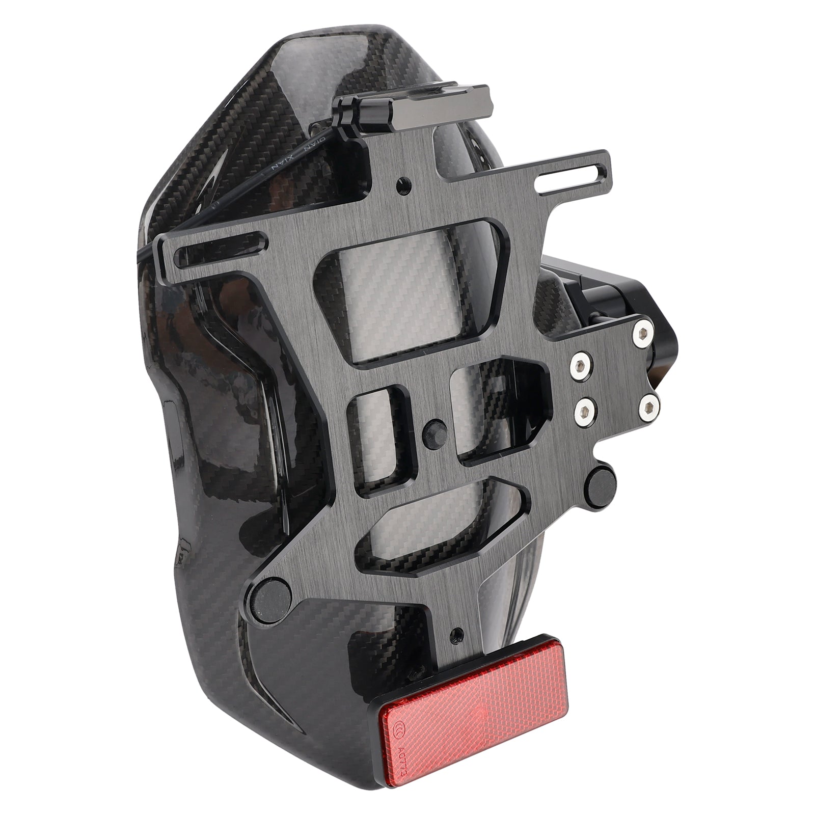 Real carbone fibre arrière arrière du support de garde-boue ajustement pour Honda CBR650R CB650R 2024-2025