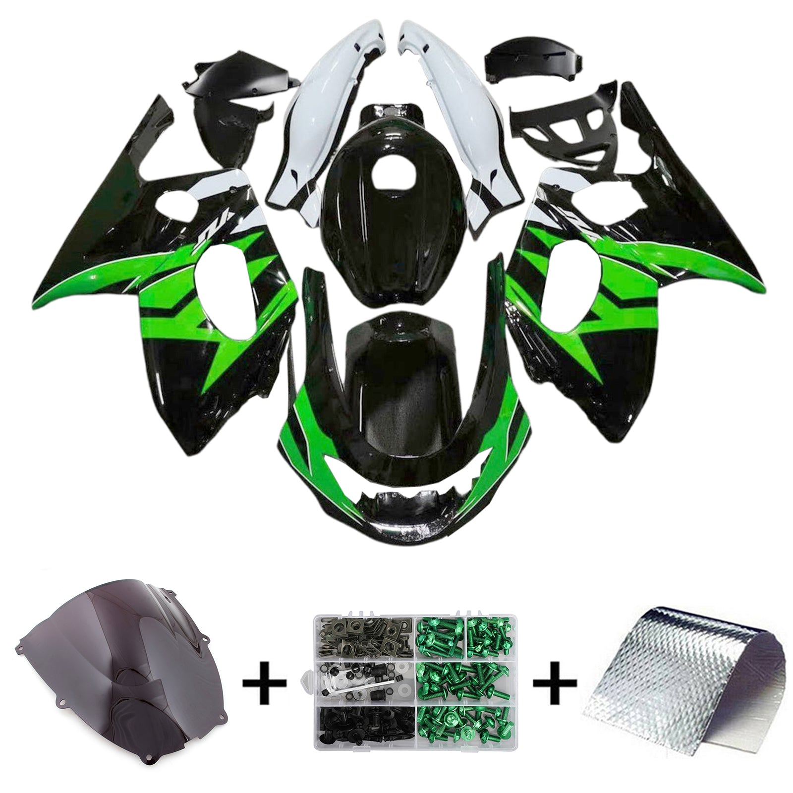 1996-2007 Yamaha YZF 600R Thundercat Kit de carénage d'injection carrosserie plastique ABS