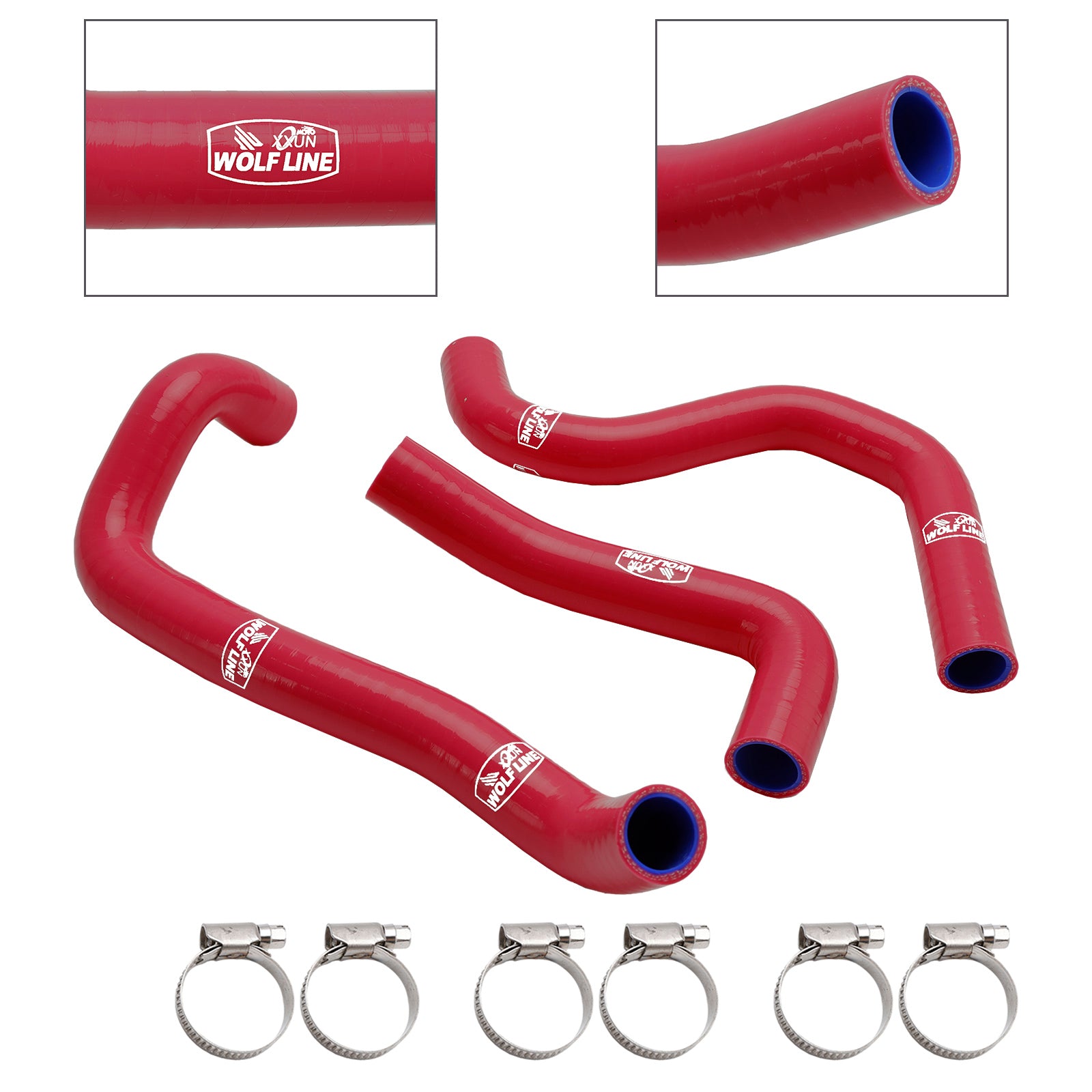 2020-2022 Street Triple 765 R RS Silicone Radiator coolant Hose kit