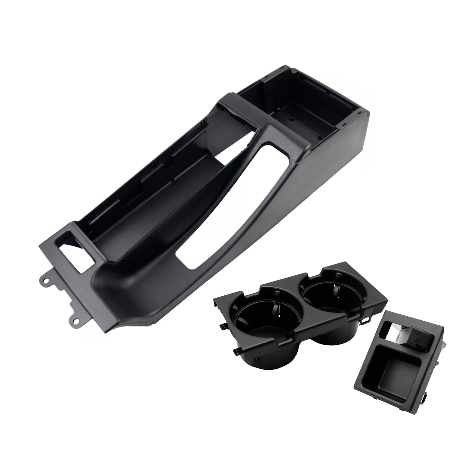 1999-2005 BMW 3 Series E46 4 Door Black Center Console Trim Base Cup Coin Holder 51168218305