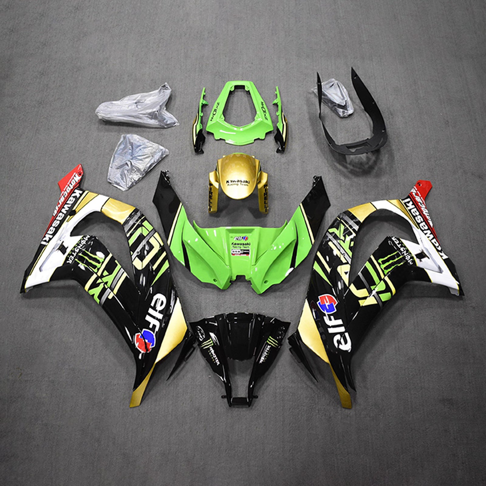 Kit carena iniezione carrozzeria in plastica ABS adatta per Kawasaki ZX10R 2011-2015