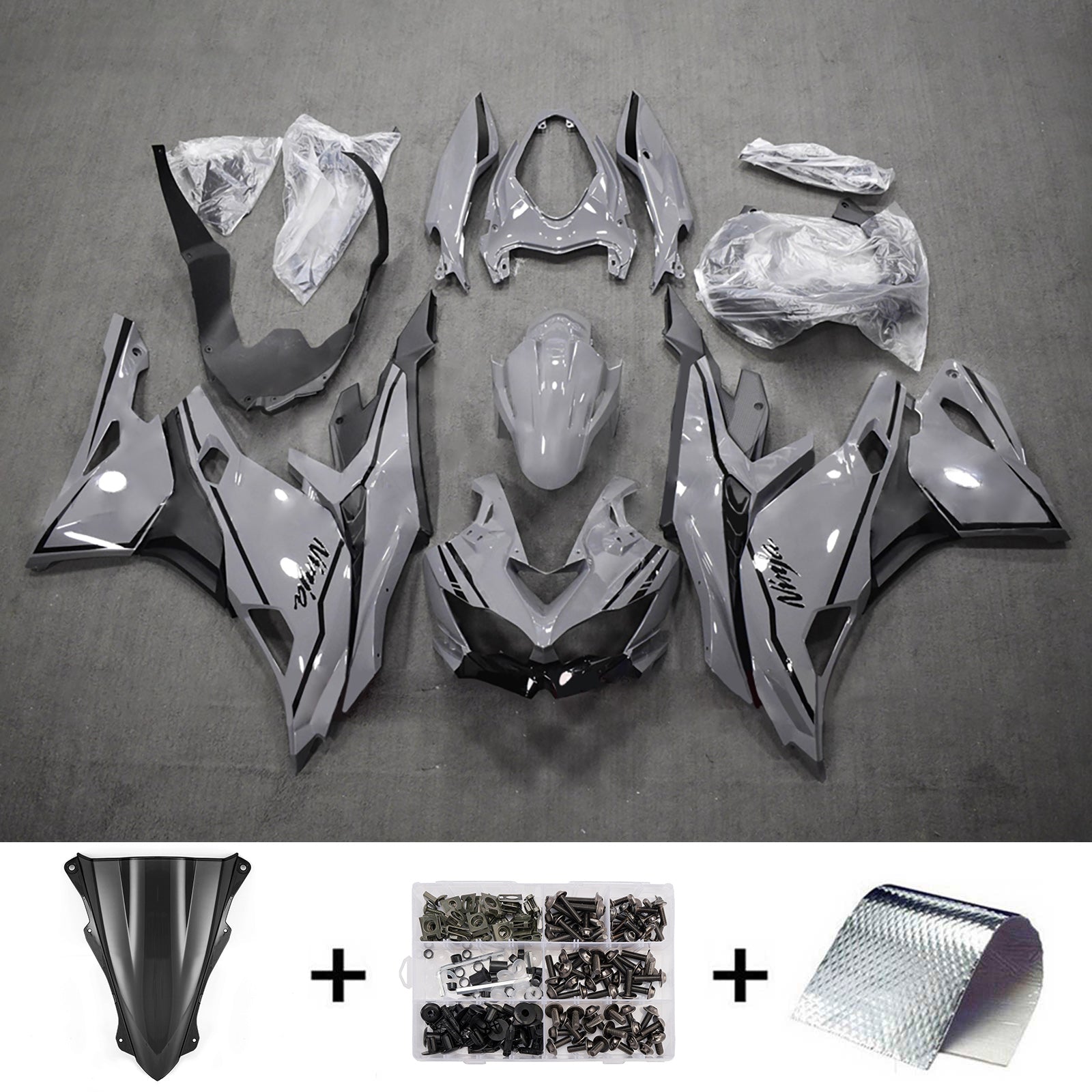 Injection Fairing Kit fit For Kawasaki Ninja ZX-25R ZX-4R ZX-4RR 2019-2025