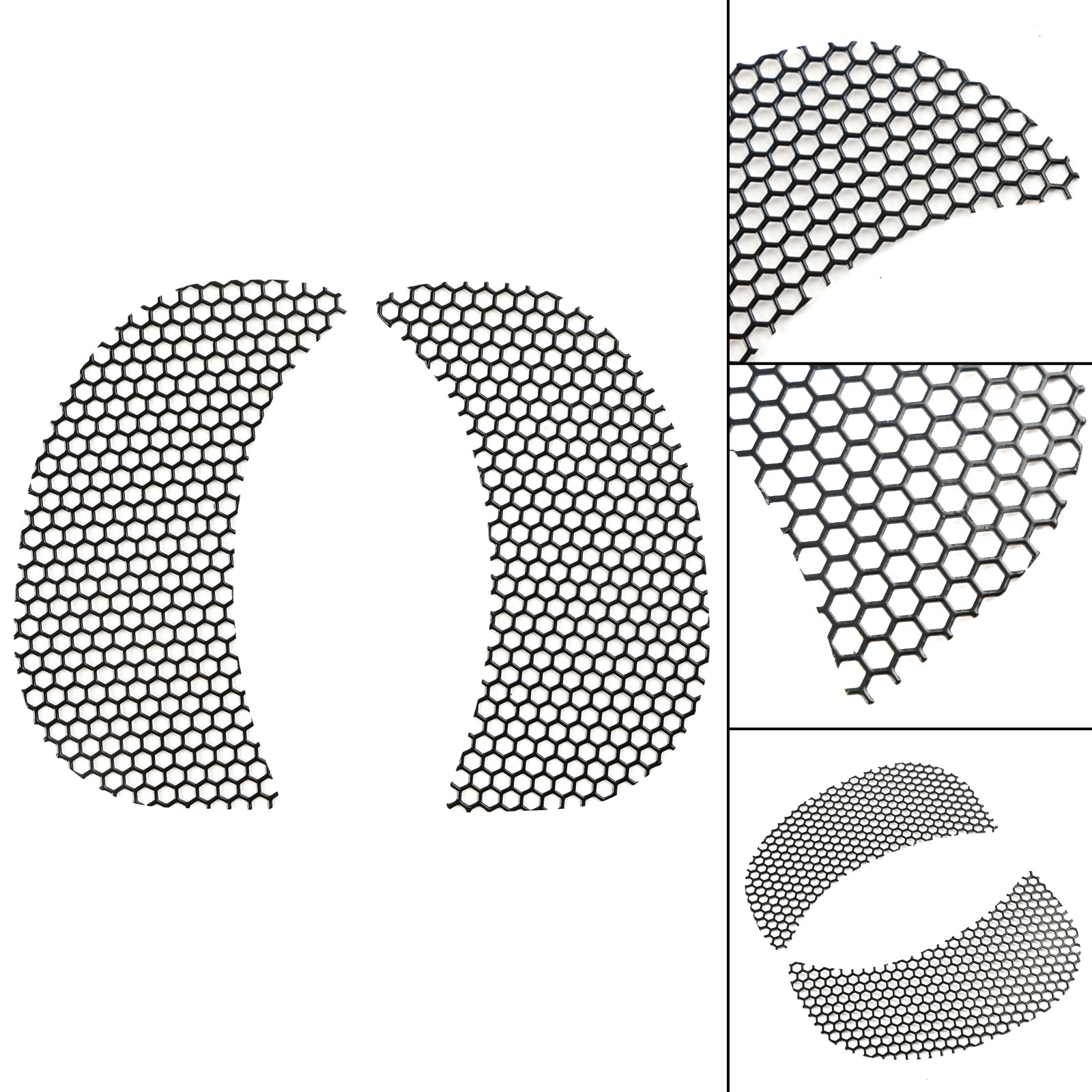Sidoskyddsventil Mesh-skydd Passar för Road Glide Fltrx/Xs Fltru 15-21 Chrome