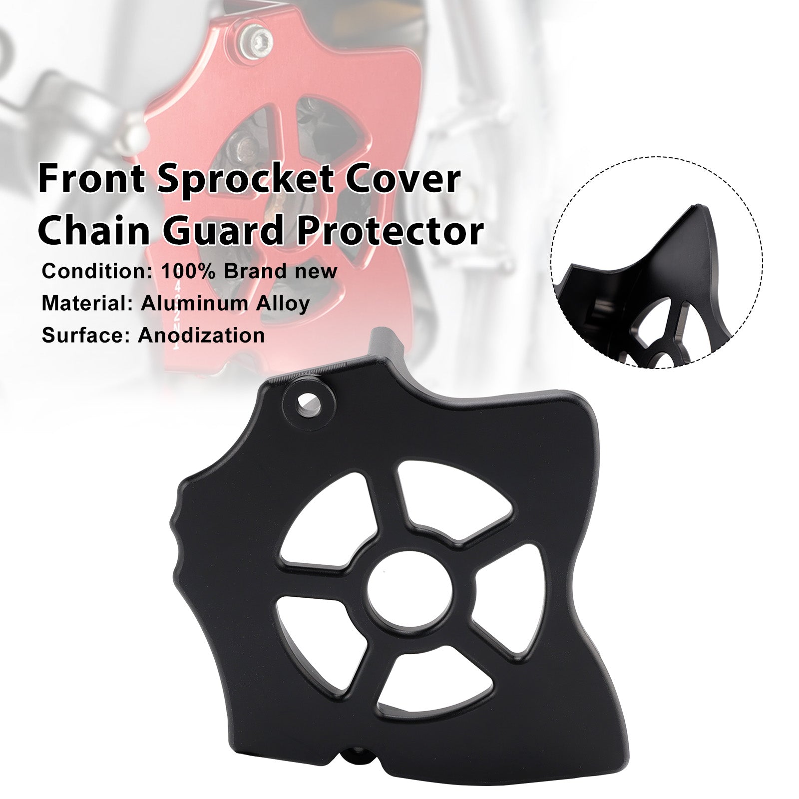 Front Sprocket Cover Chain Guard Protector For Honda XR650L 1993-2025