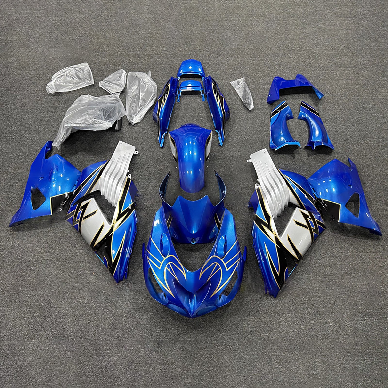 Kit de carénage d'injection carrosserie adapté pour Kawasaki ZX14R ZZR1400 2012-2025