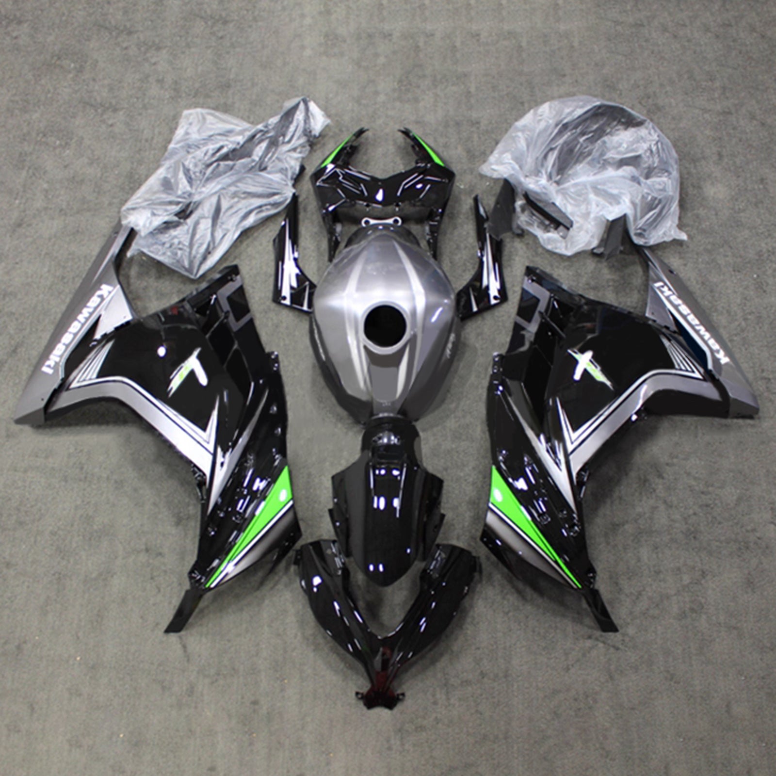 Kit carena iniezione carrozzeria in plastica ABS adatta per Kawasaki EX300 Ninja 300 2013-2024