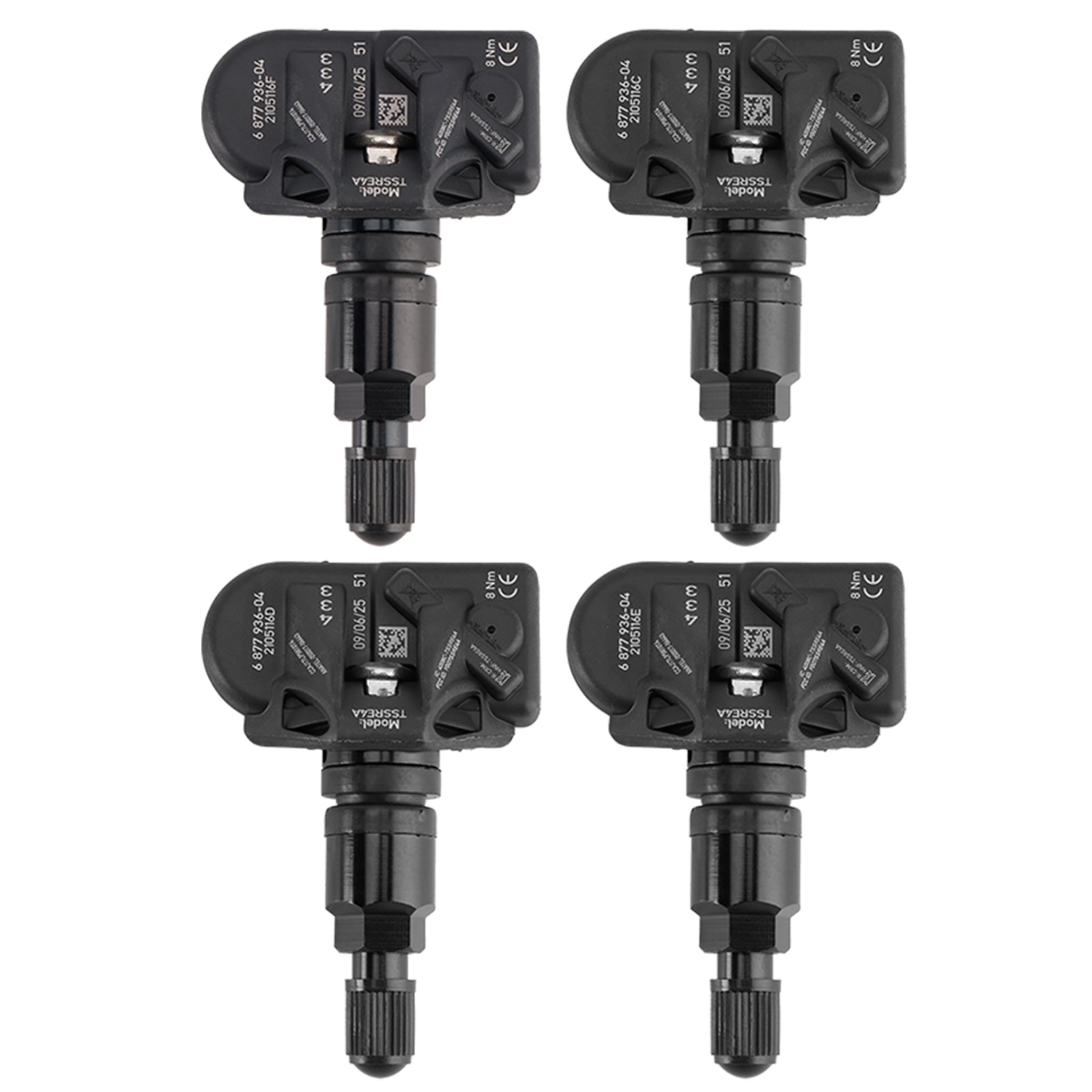 4X Bandenspanning Sensor 6877936 Voor BMW 5 Serie G30 G31 F40 3 Serie G20 G21