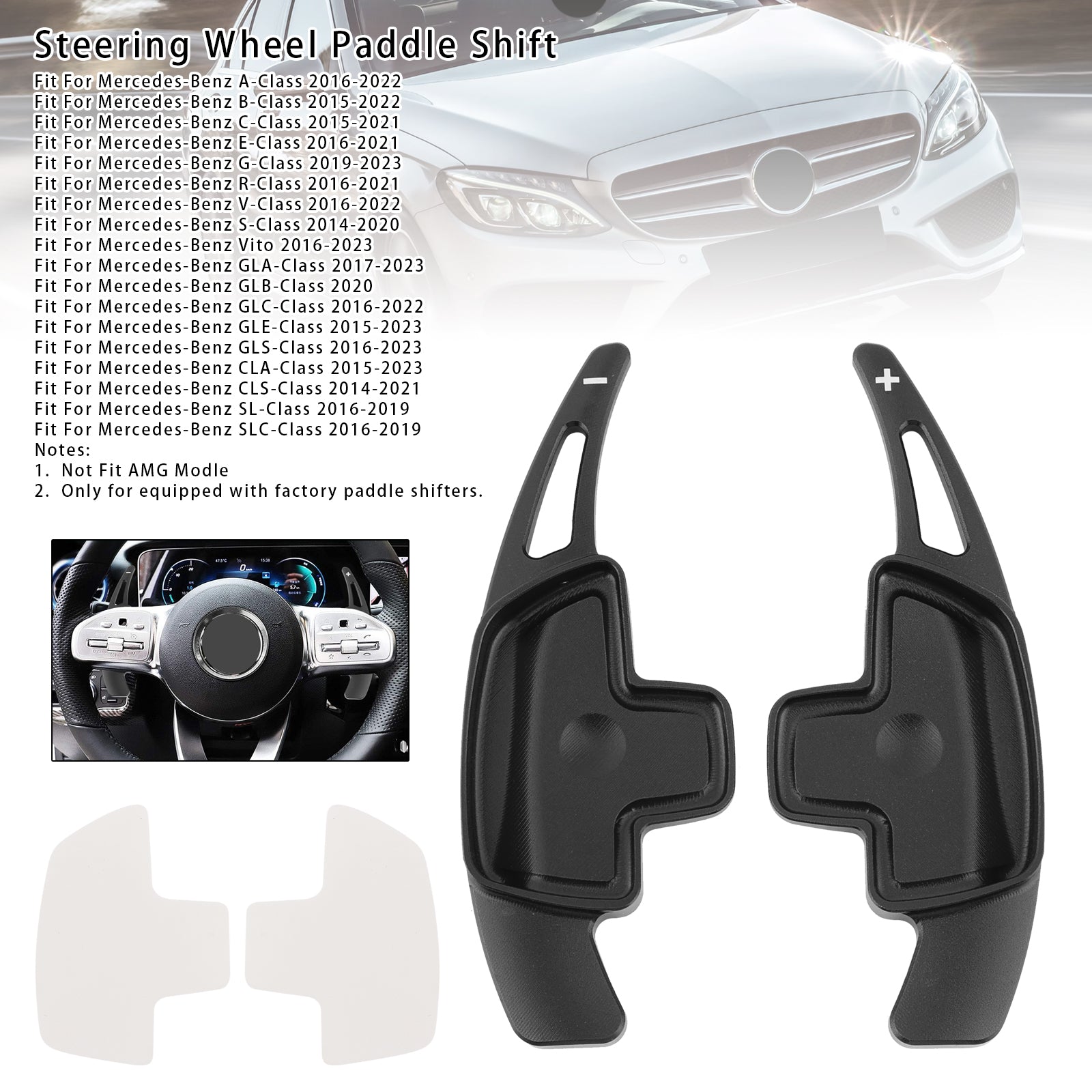 Rattpaddelväxel för Benz C GLC E 2015-2022