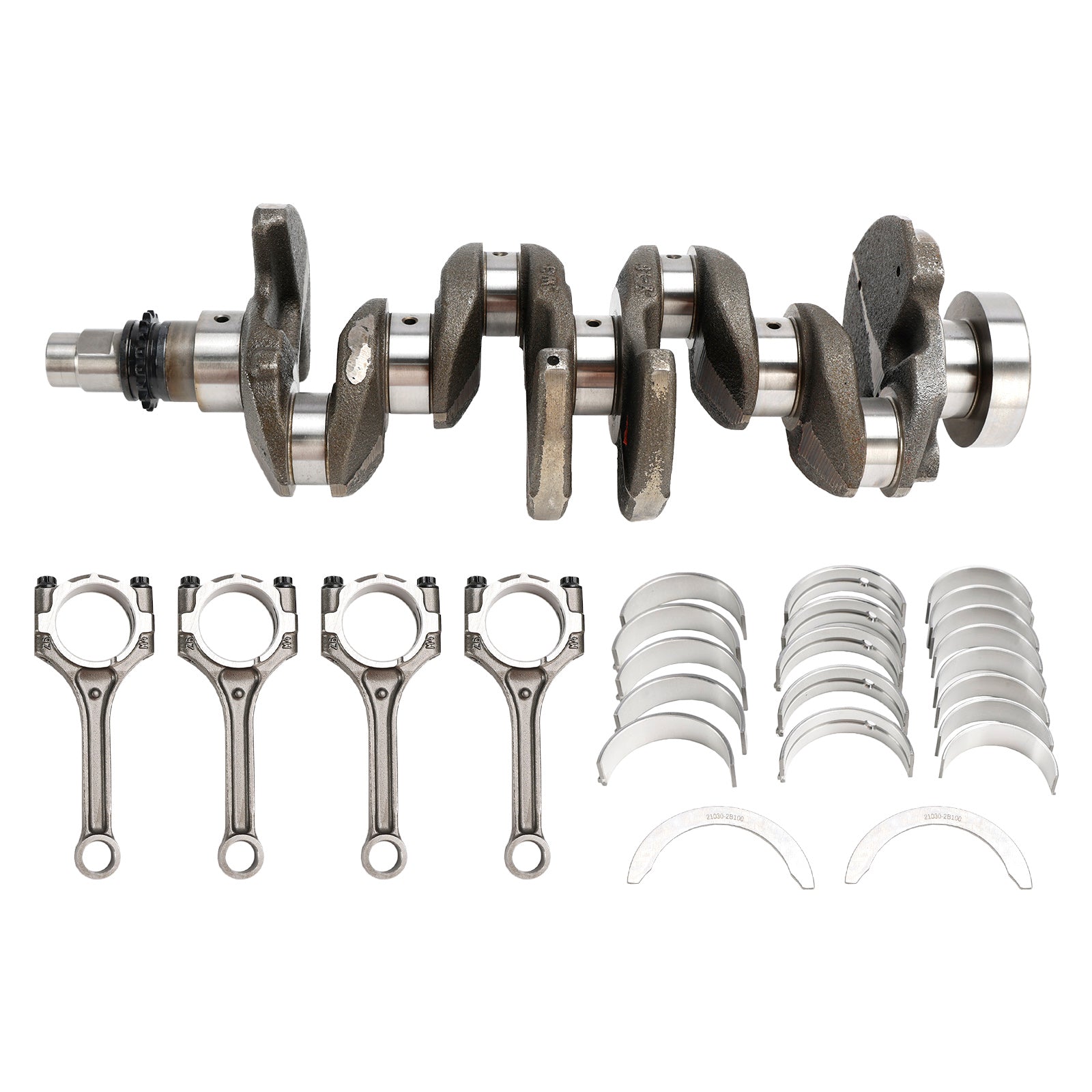 2012-2016 Hyundai Accent GL Sedan 4 portes 1,6 L moteur bielles de vilebrequin & jeu de roulements 231102B610